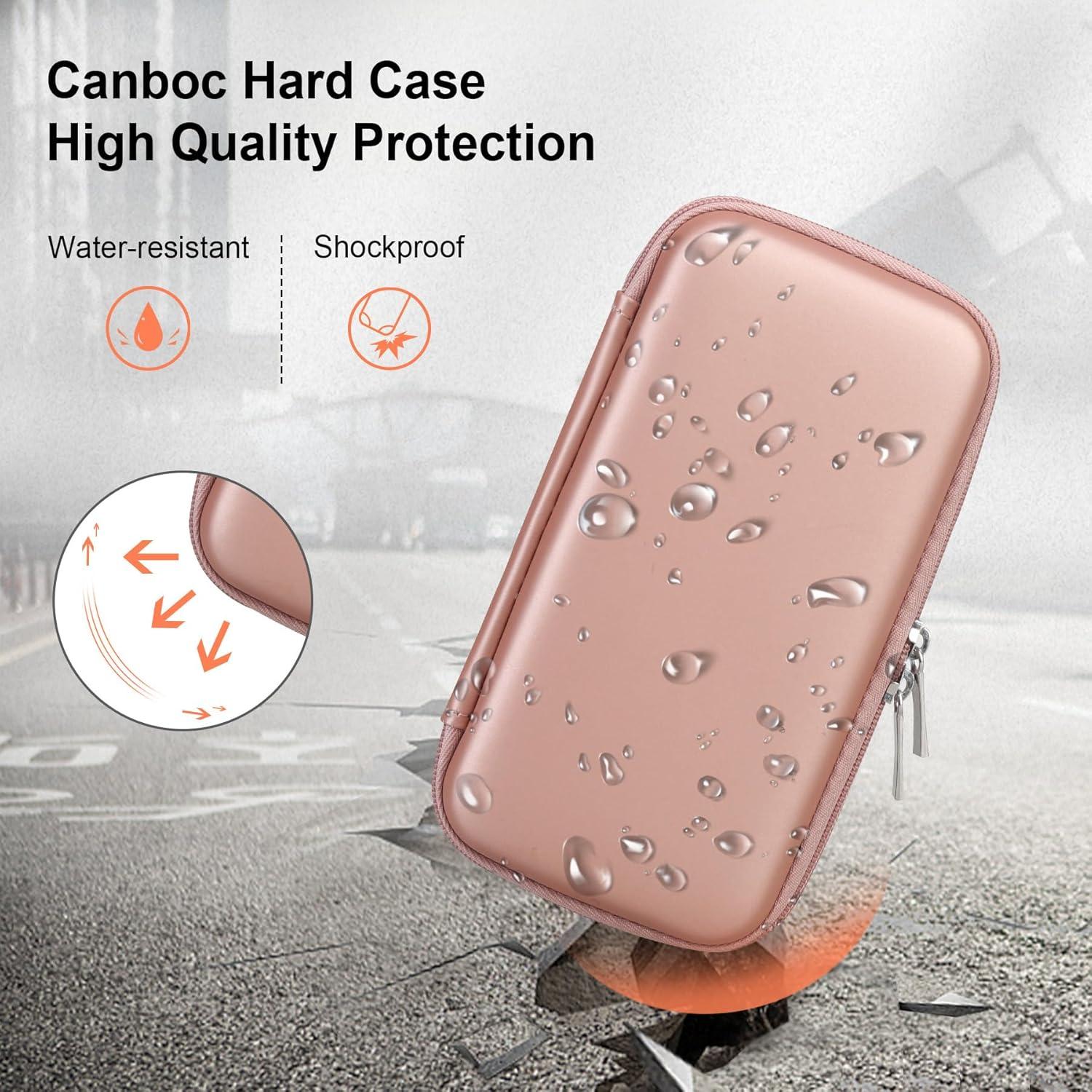 Estuche Organizador Diabético Canboc Oro Rosa 18.24x9.98cm