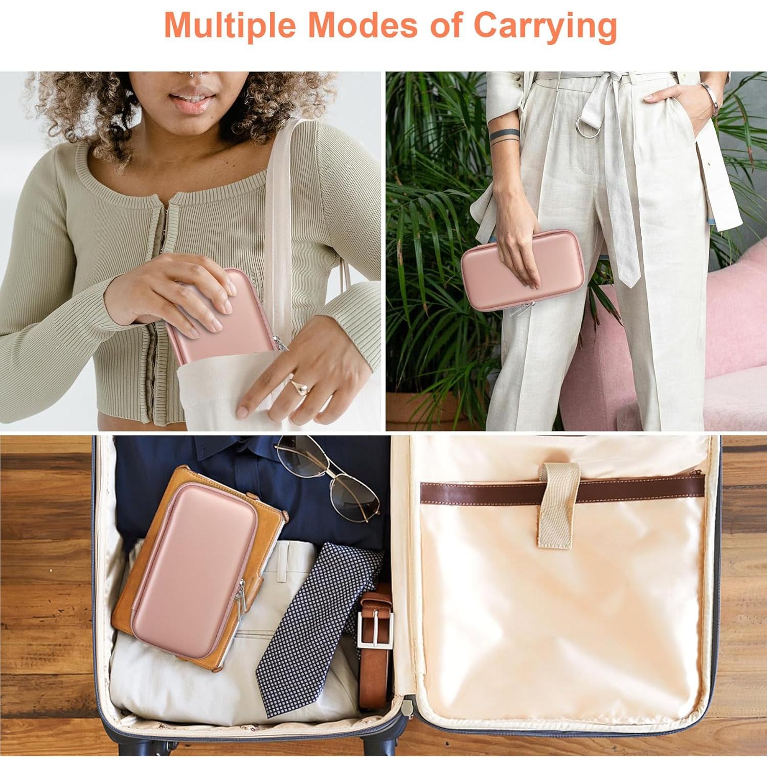 Estuche Organizador Diabético Canboc Oro Rosa 18.24x9.98cm