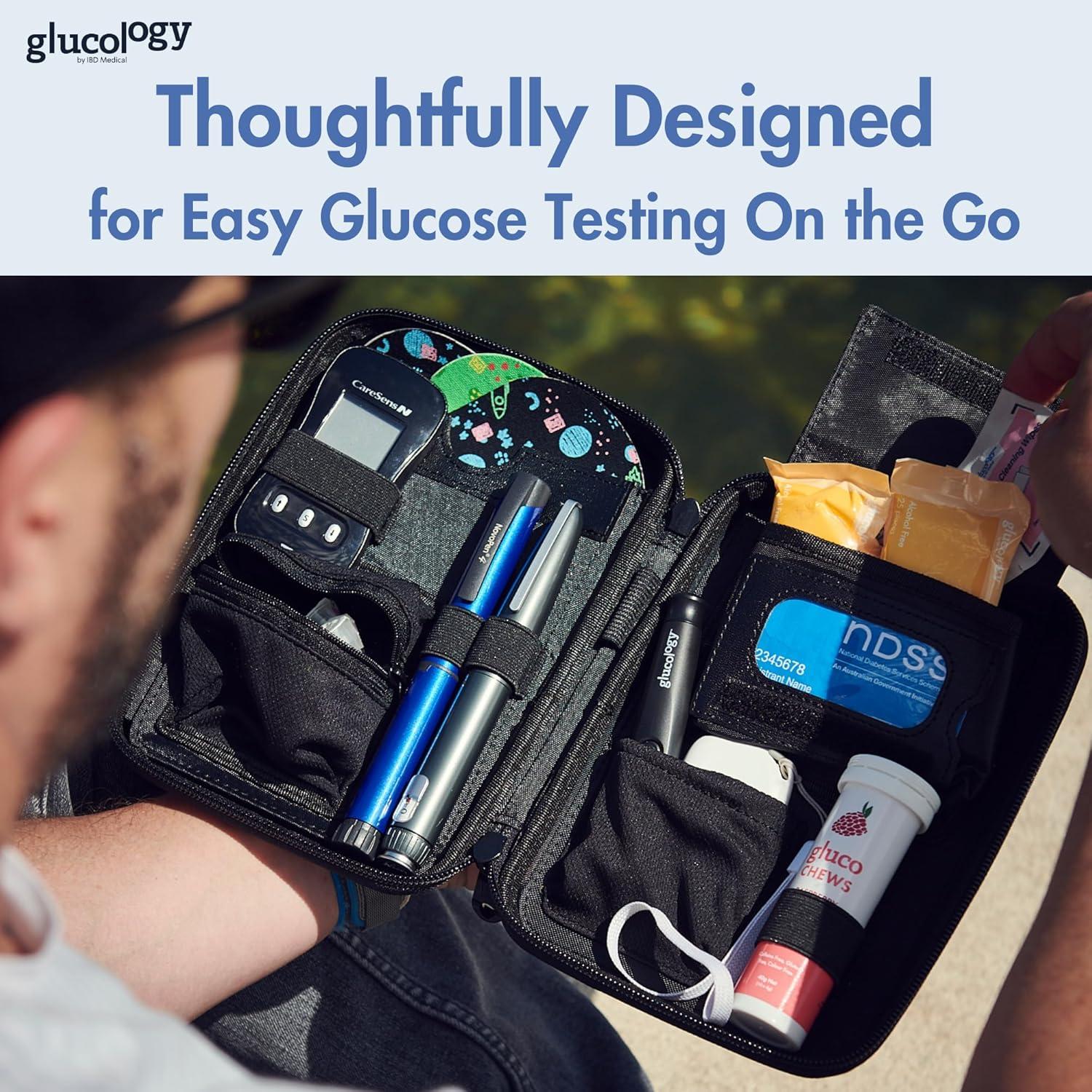 Estuche de Viaje para Diabetes IBD Medical Azul 24x16x5 cm