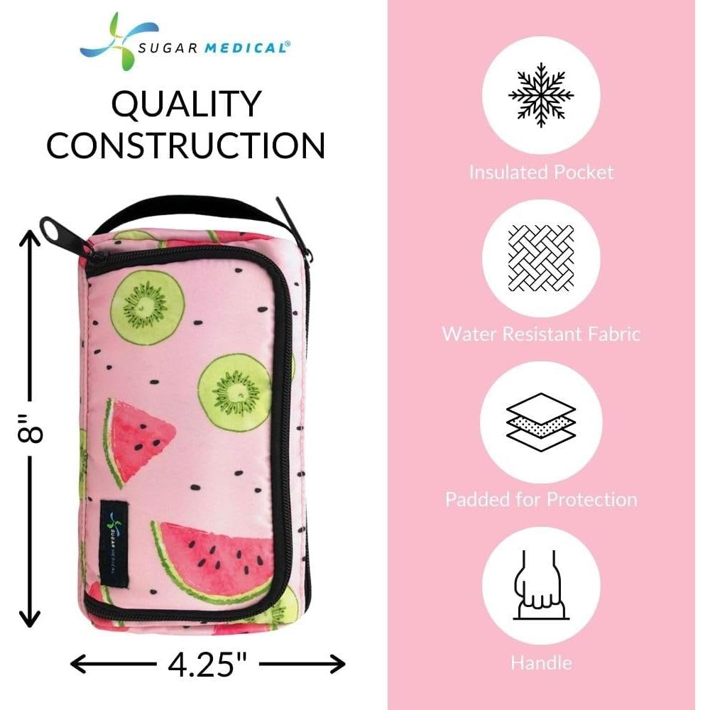 Estuche Aislado para Suministros Diabéticos Sugar Medical - Sandía