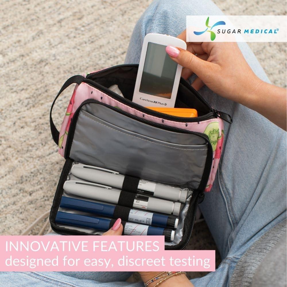 Estuche Aislado para Suministros Diabéticos Sugar Medical - Sandía