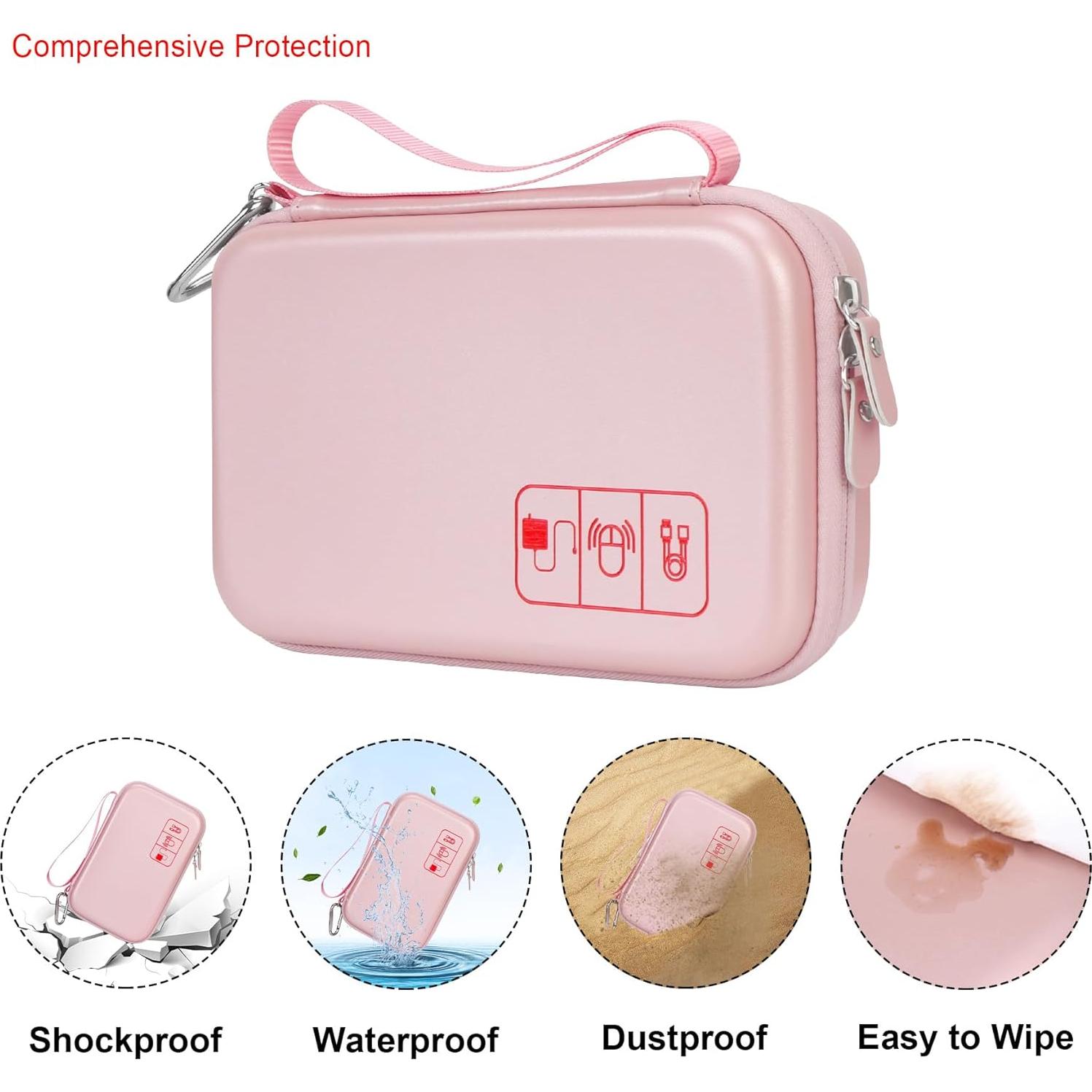 Estuche de Viaje para Suministros Diabéticos Elonbo Oro Rosa