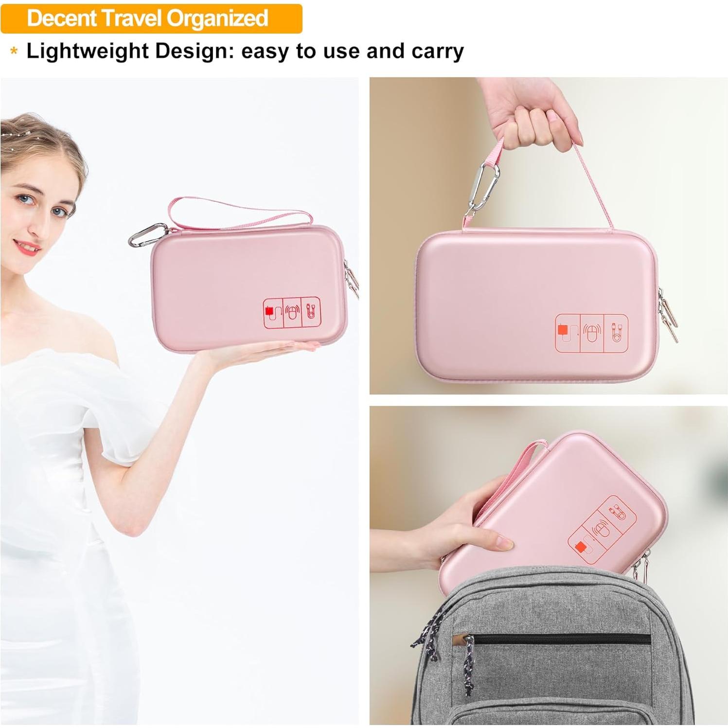 Estuche de Viaje para Suministros Diabéticos Elonbo Oro Rosa