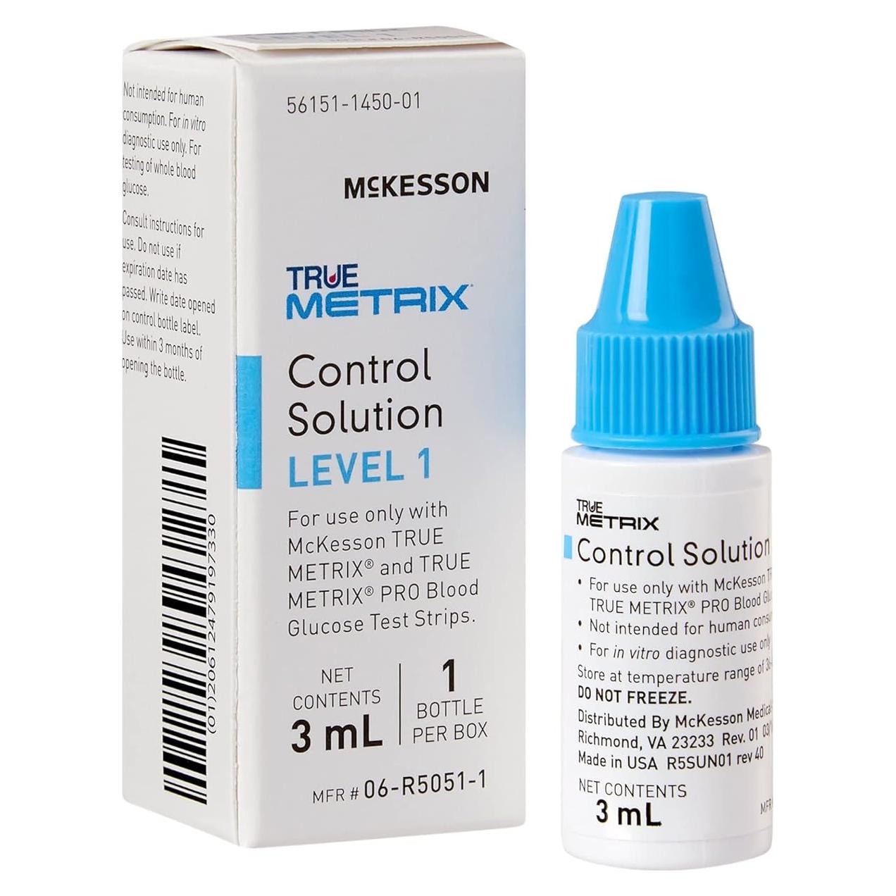 Solución de Control McKesson True Metrix Nivel 1 - 3ml