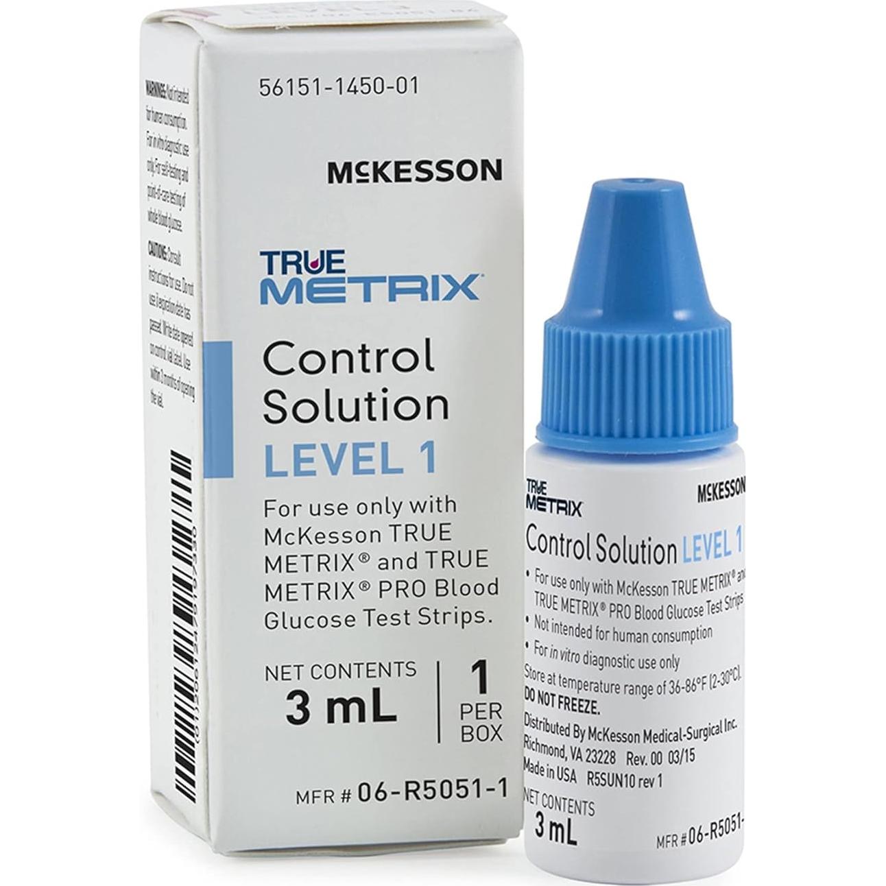 Solución de Control McKesson True Metrix Nivel 1 - 3ml