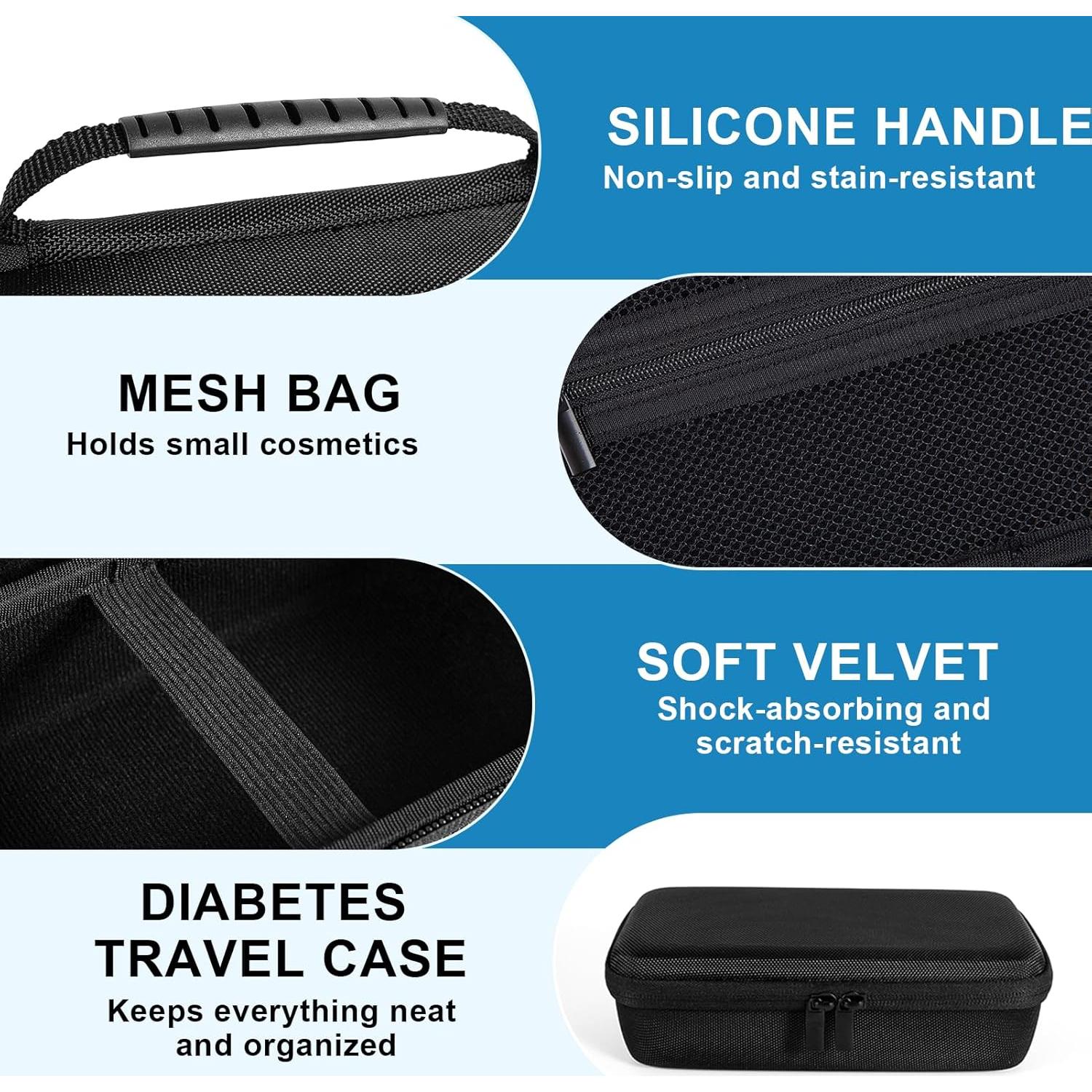 Estuche de Viaje para Suministros Diabéticos JDVBDNK 22x10.9cm