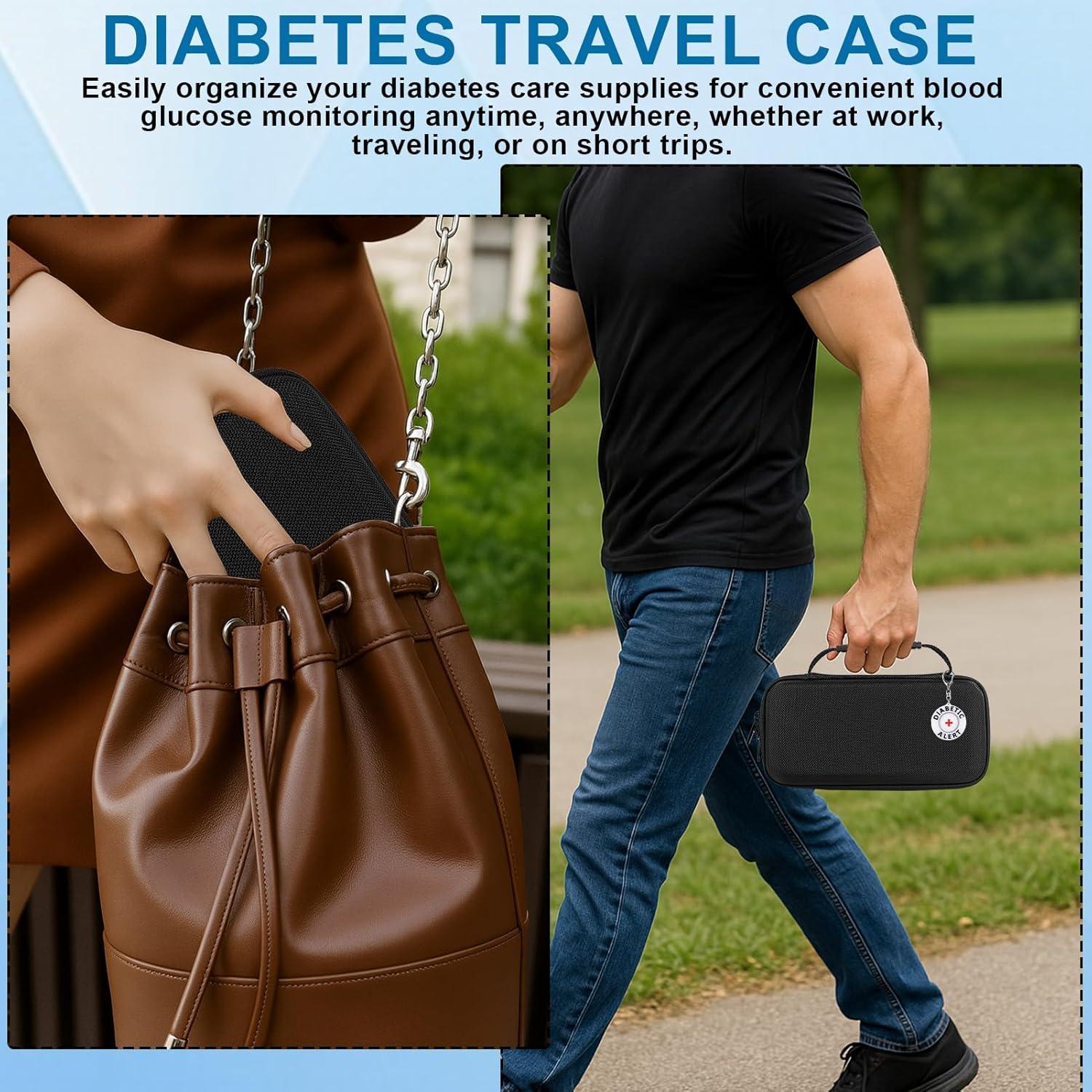 Estuche de Viaje para Suministros Diabéticos JDVBDNK 22x10.9cm