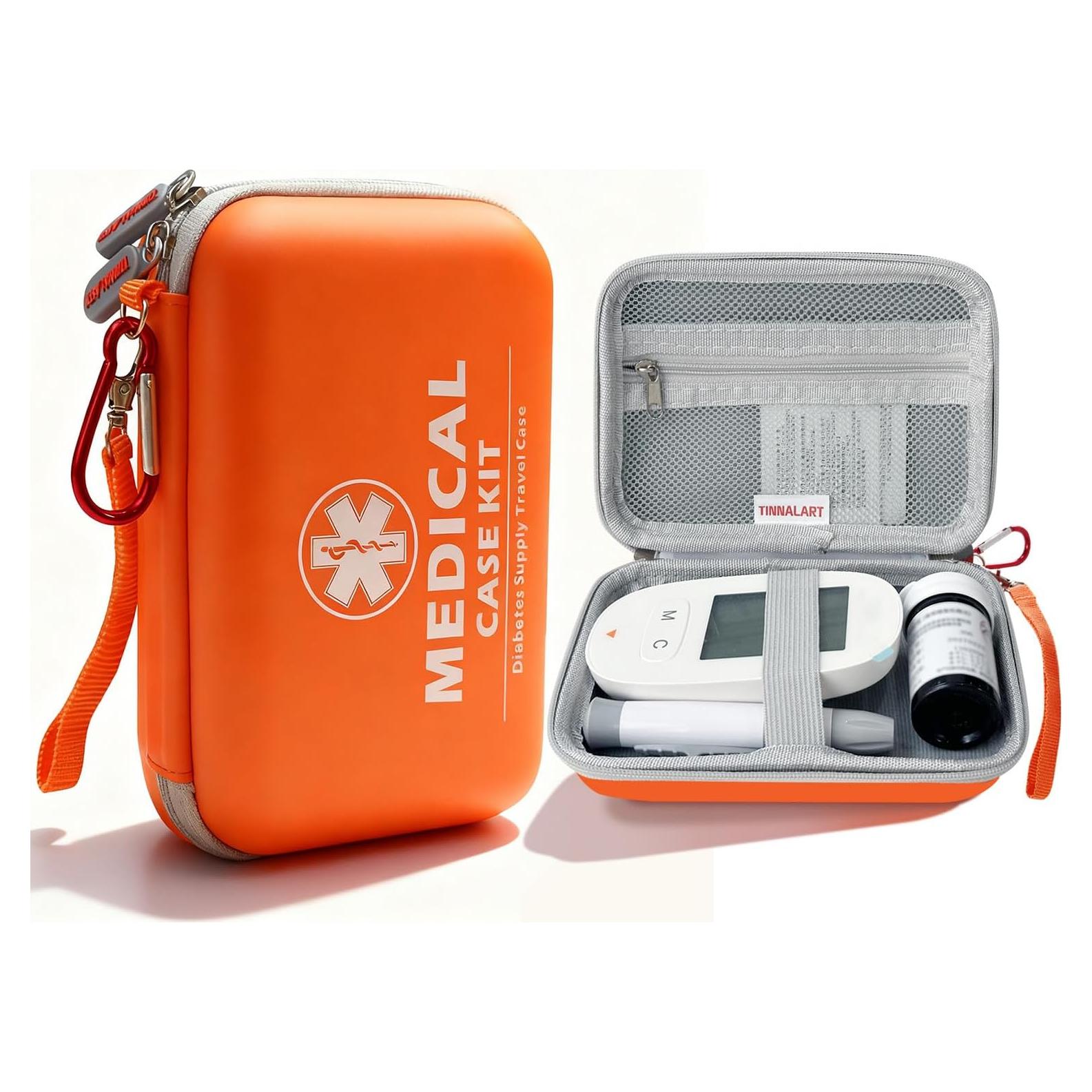 Estuche Organizador para Diabéticos xty-01-04f Naranja