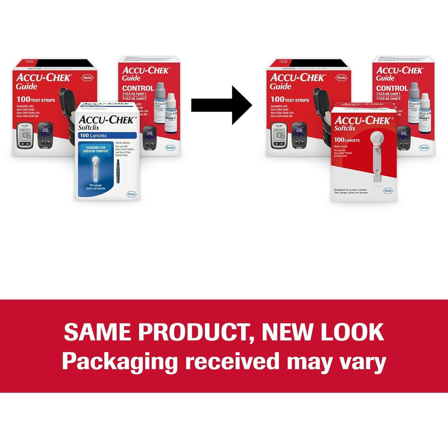 Kit de Monitoreo de Glucosa Accu-Chek Softclix - 100 Lancetas y Tiras