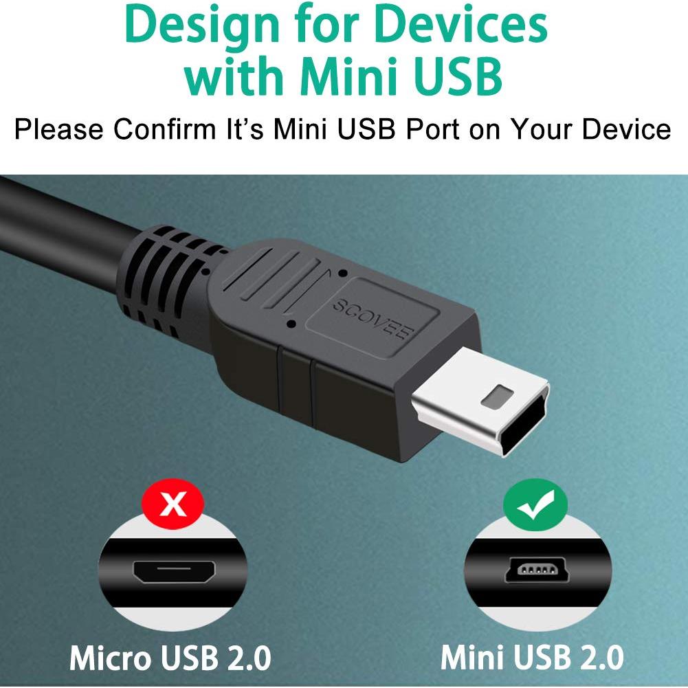 Cable de Carga USB 1m para Medidor Glucosa OneTouch Verio IQ