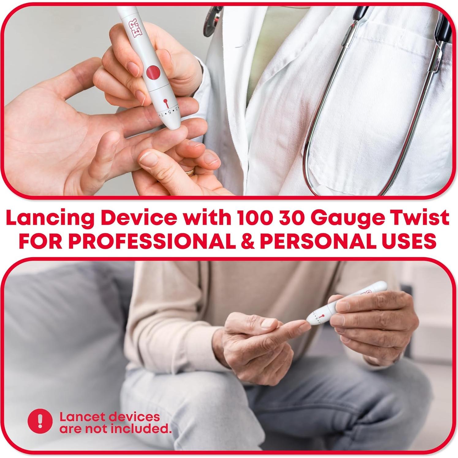 Dispositivo de Punción Ever Ready First Aid con 200 Lancetas