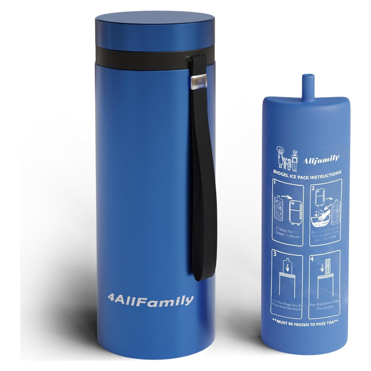 Enfriador de Insulina 4AllFamily Nomad Azul 52h TSA