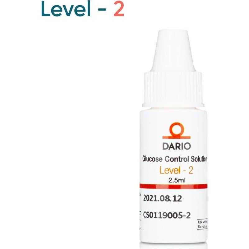 Solución de Control de Glucosa Dario - Niveles 1 y 2 (2.5ml)