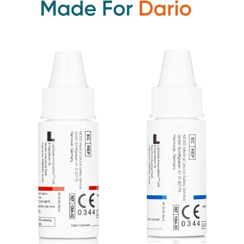 Solución de Control de Glucosa Dario - Niveles 1 y 2 (2.5ml)