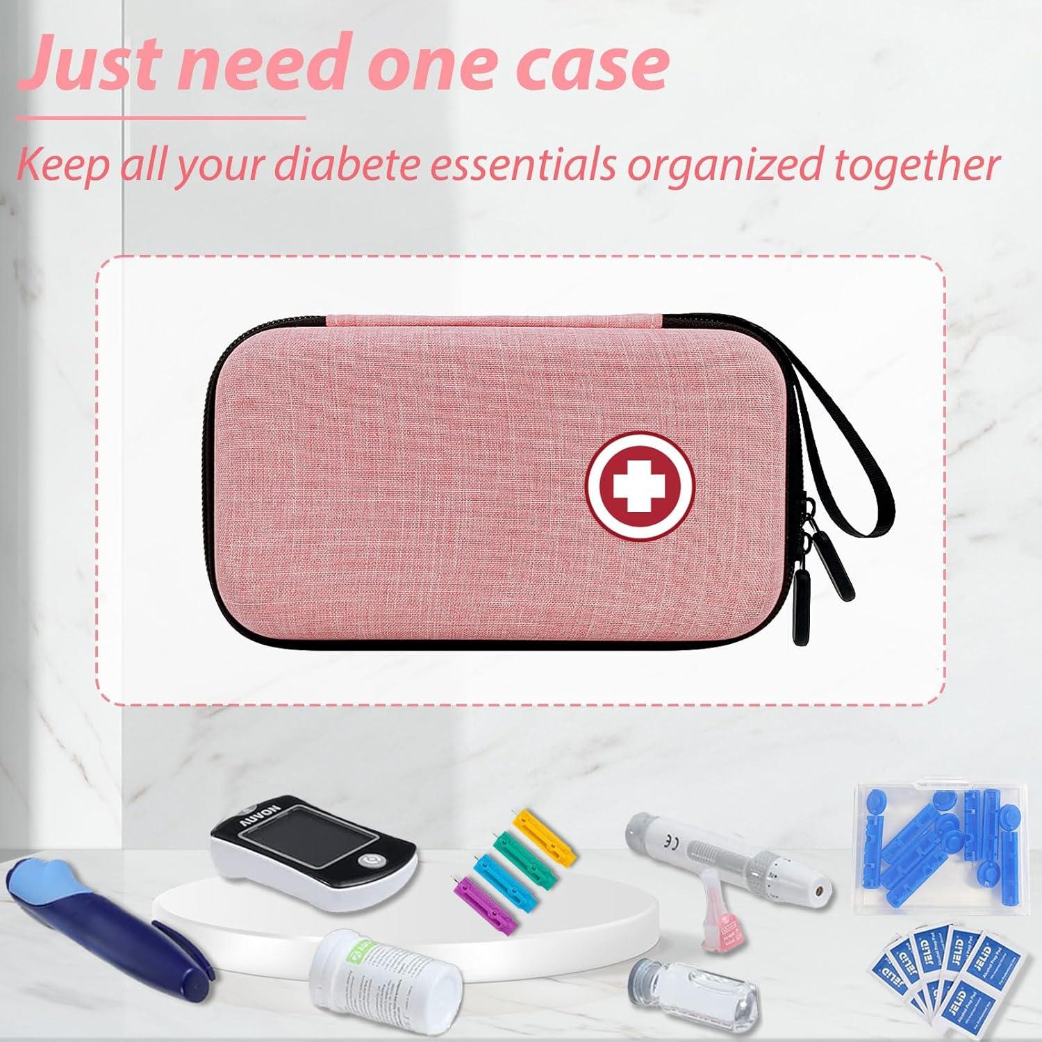 Estuche Organizador para Suministros Diabéticos ICIMBI MB08-PINK