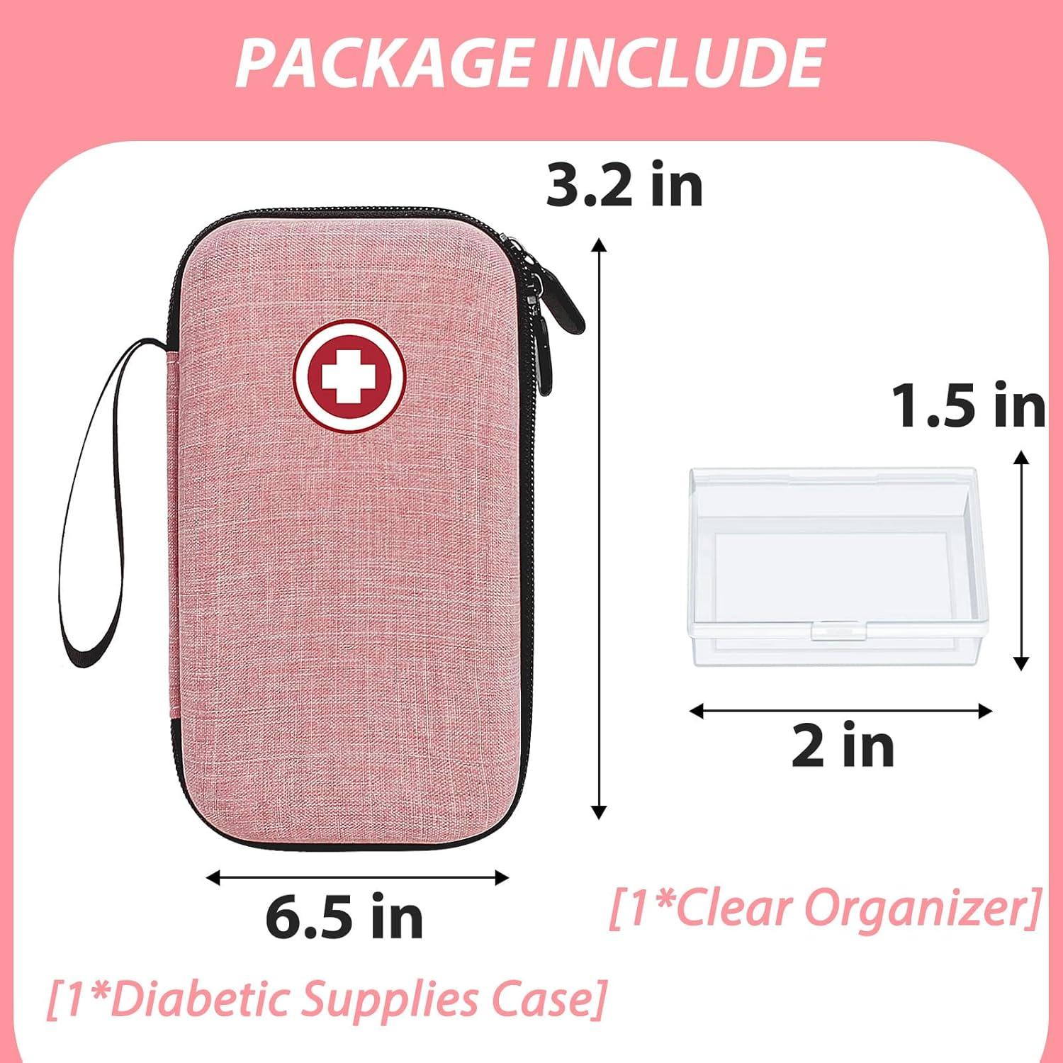 Estuche Organizador para Suministros Diabéticos ICIMBI MB08-PINK