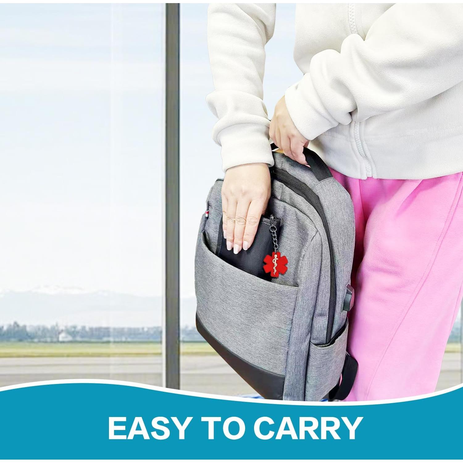 Estuche para Suministros de Diabetes TINNALART 15.24x10.16cm