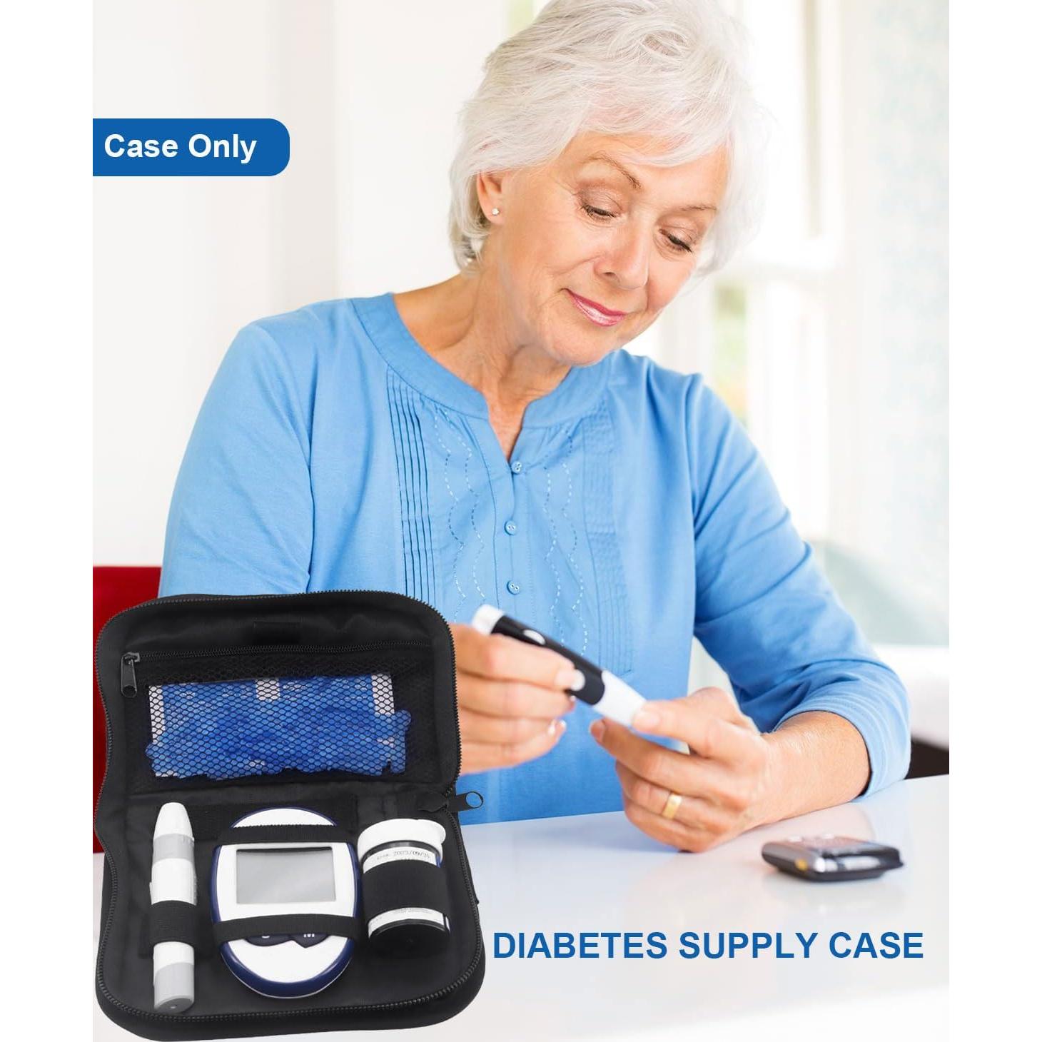 Estuche de Viaje para Suministros Diabéticos FSJLT 15.5x11.4cm