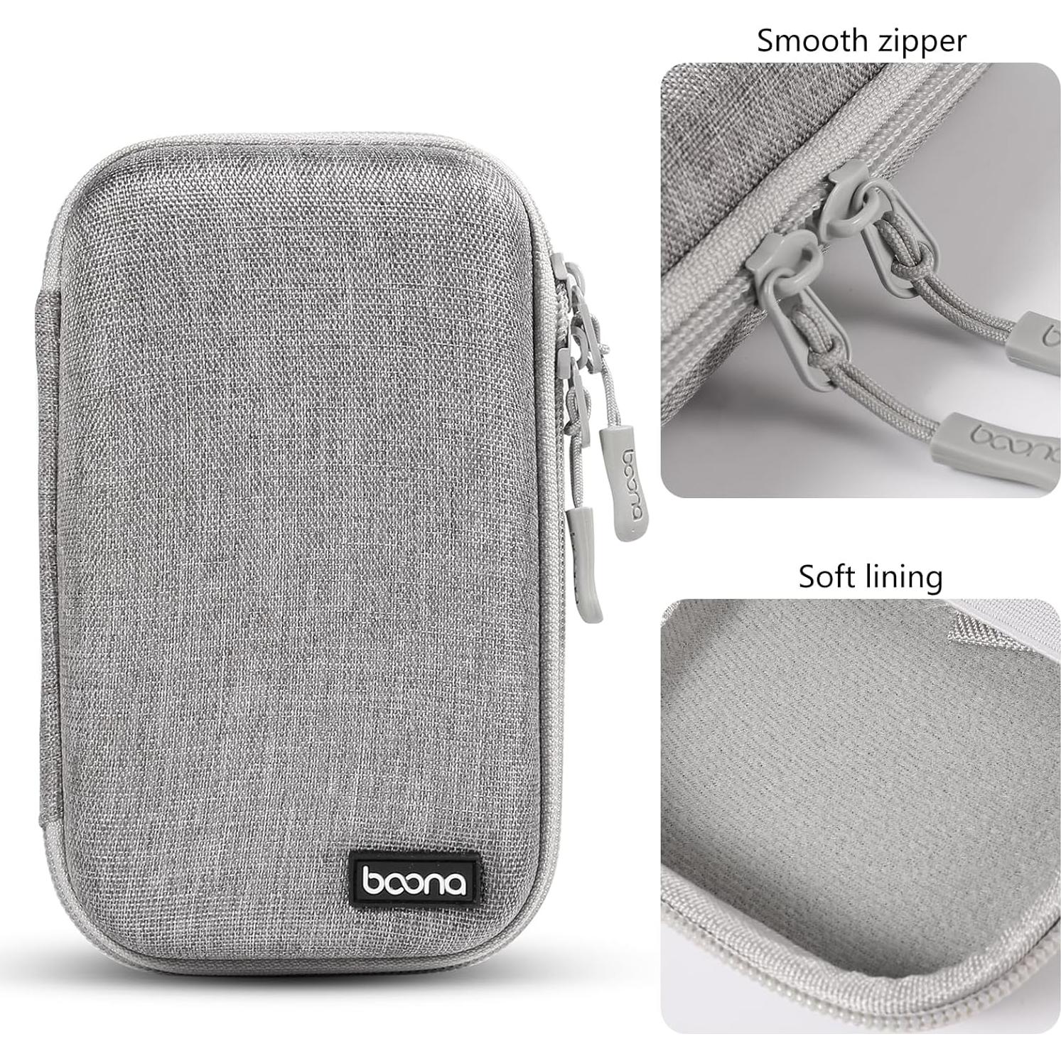 Estuche de Viaje para Suministros Diabéticos Seqoiyia Gris