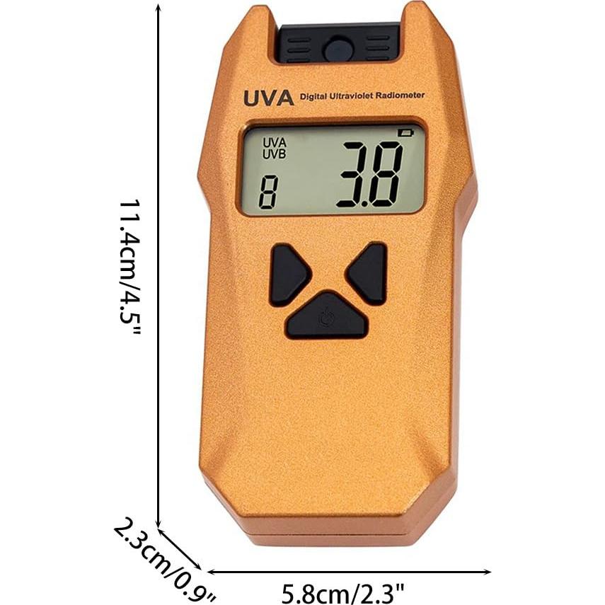 Medidor de Índice UVA DONGKER Digital Portátil con Registro de Datos