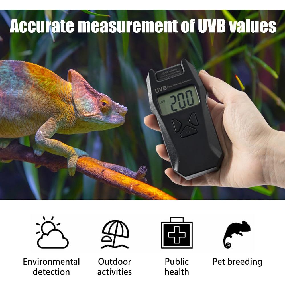 Medidor de Índice UVA DONGKER Digital Portátil con Registro de Datos