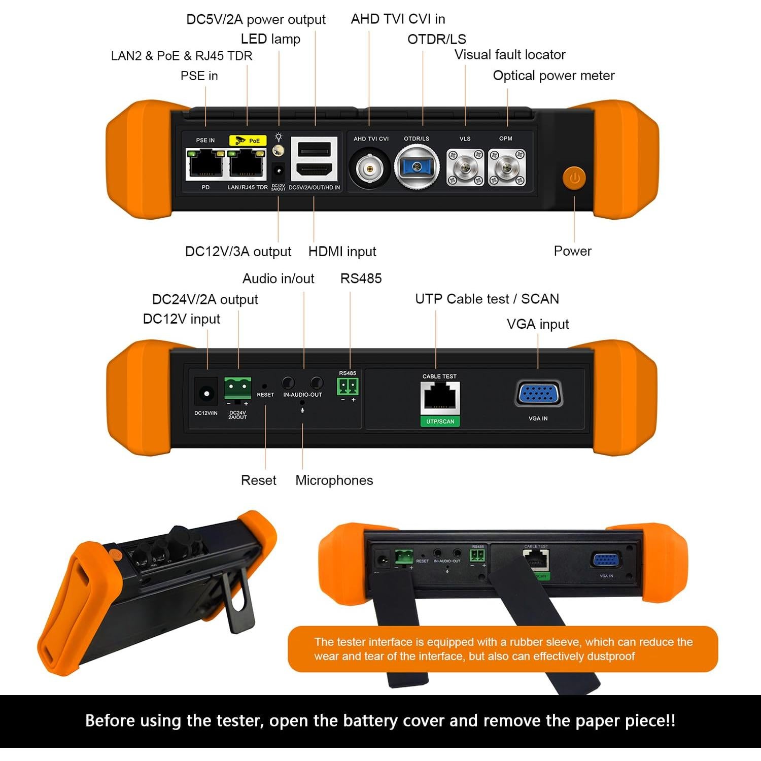 Probador de Fibra Óptica OTDR WANLUTECH MT-6510 1310/1550nm