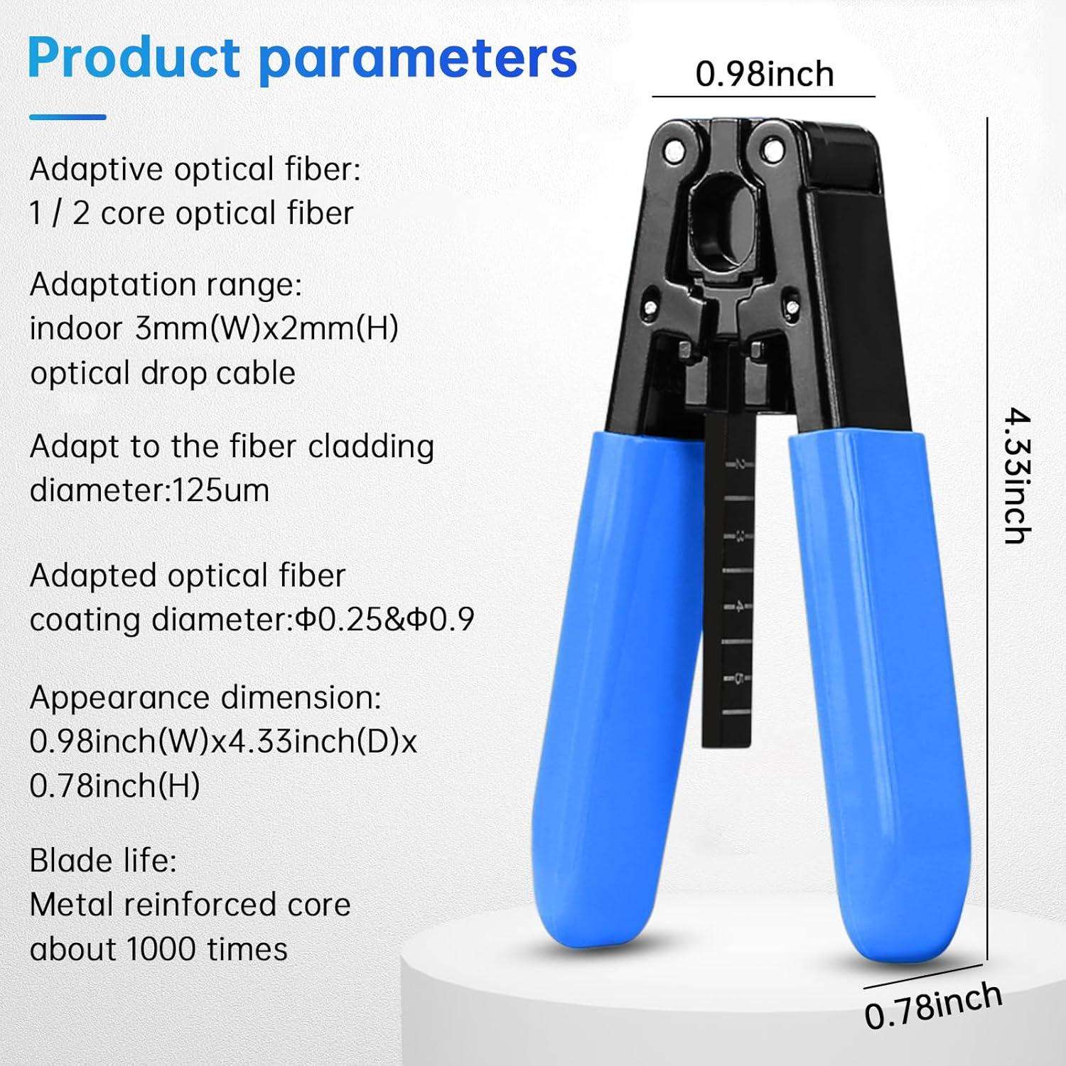 Kit de Terminación de Fibra Duogalia con Medidor y Cortador