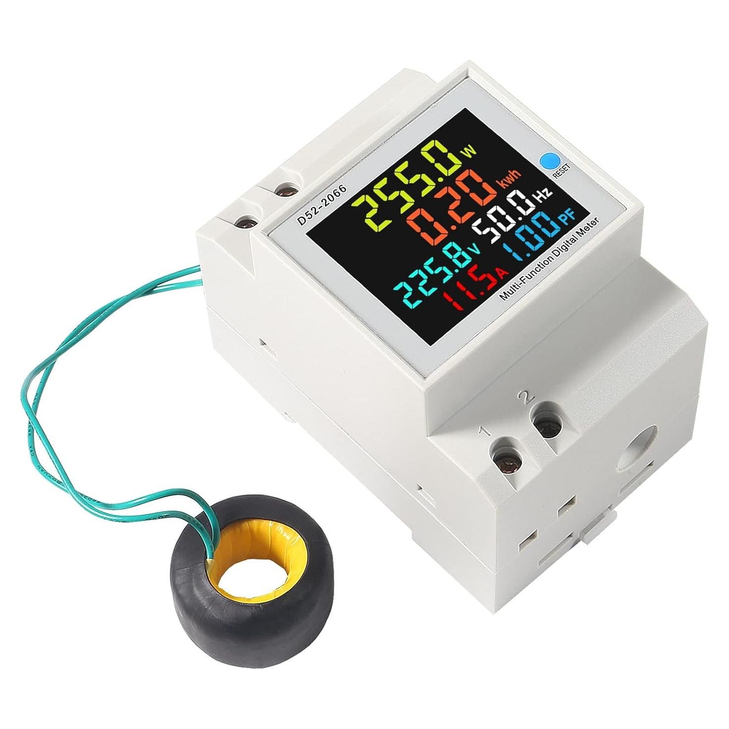 Medidor de energía AC DORHEA 40-300V 100A multímetro LCD