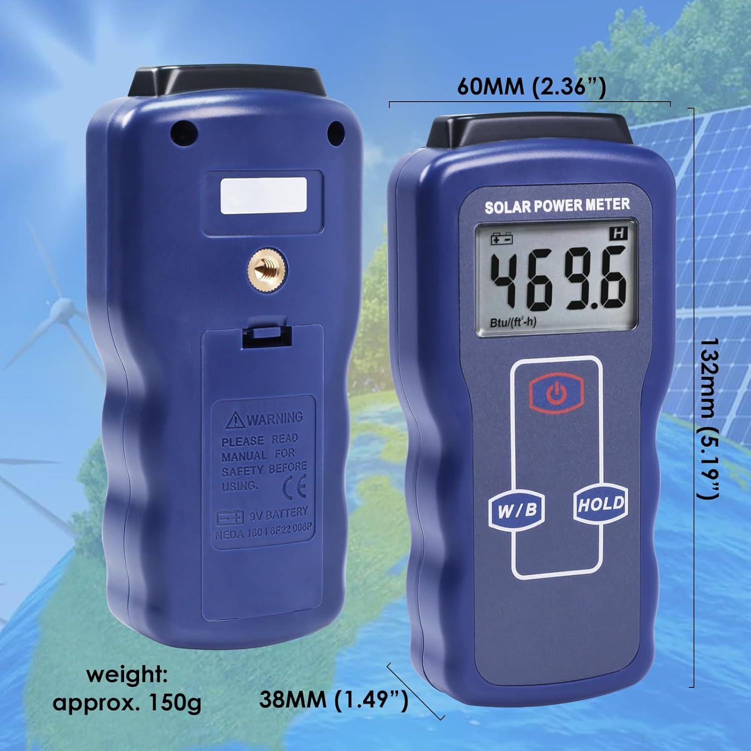 Medidor de Energía Solar Digital DANOPLUS con Alta Precisión