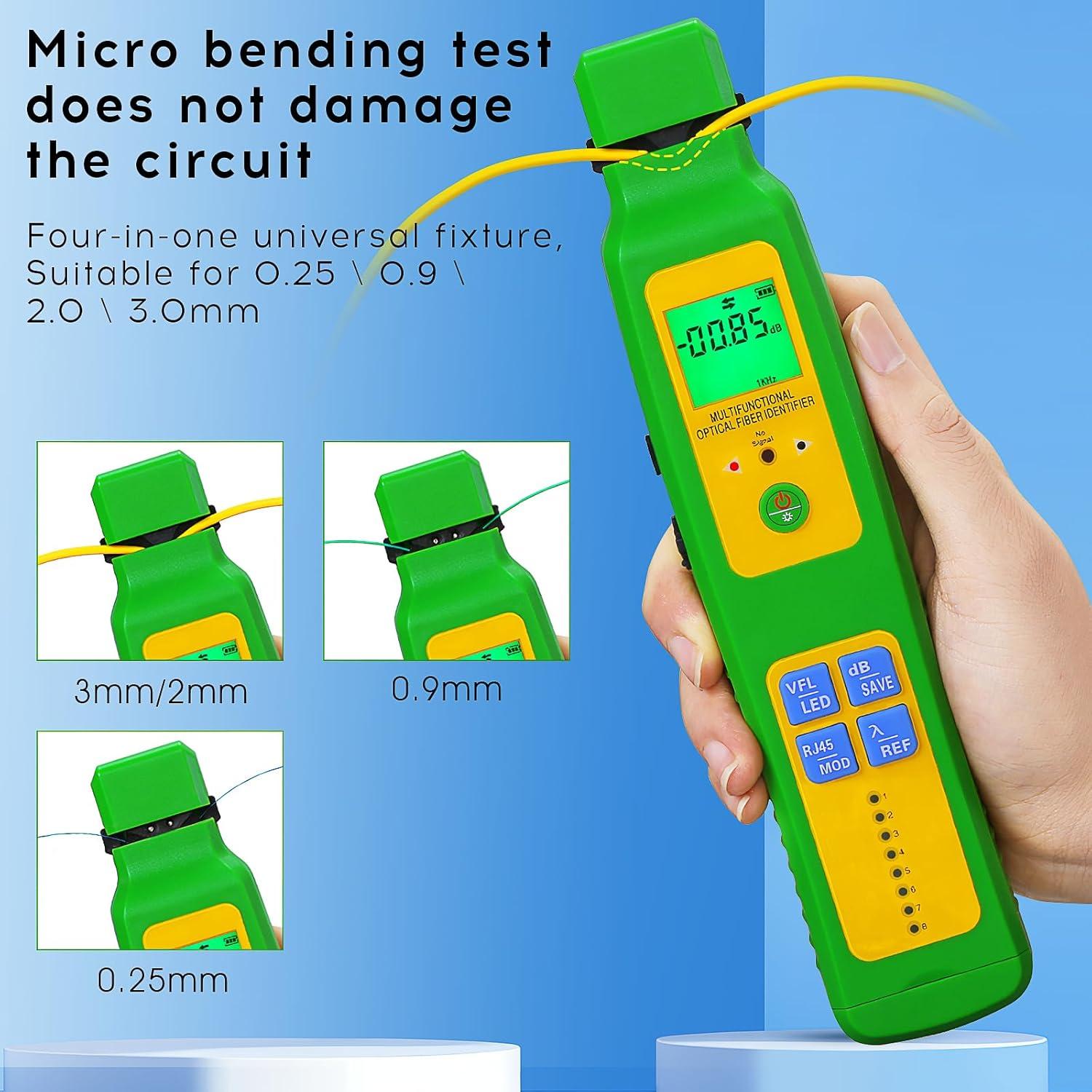 Identificador de Fibra Óptica SAIVXIAN A-507 Detector FTTH