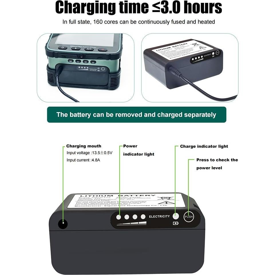 Máquina de Empalme de Fibra Óptica Yide Ai-6 con OPM y VFL