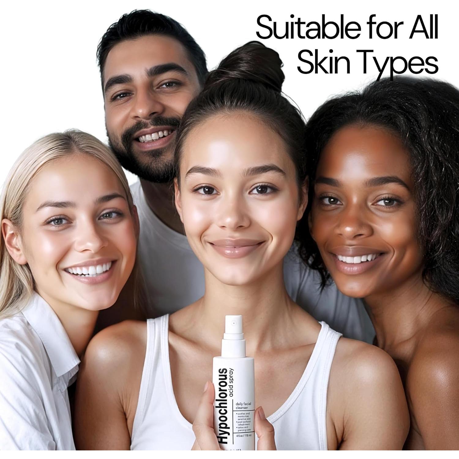 BodyJ4You Spray Facial de Ácido Hipocloroso 118 ml - Hidratante y Calmante