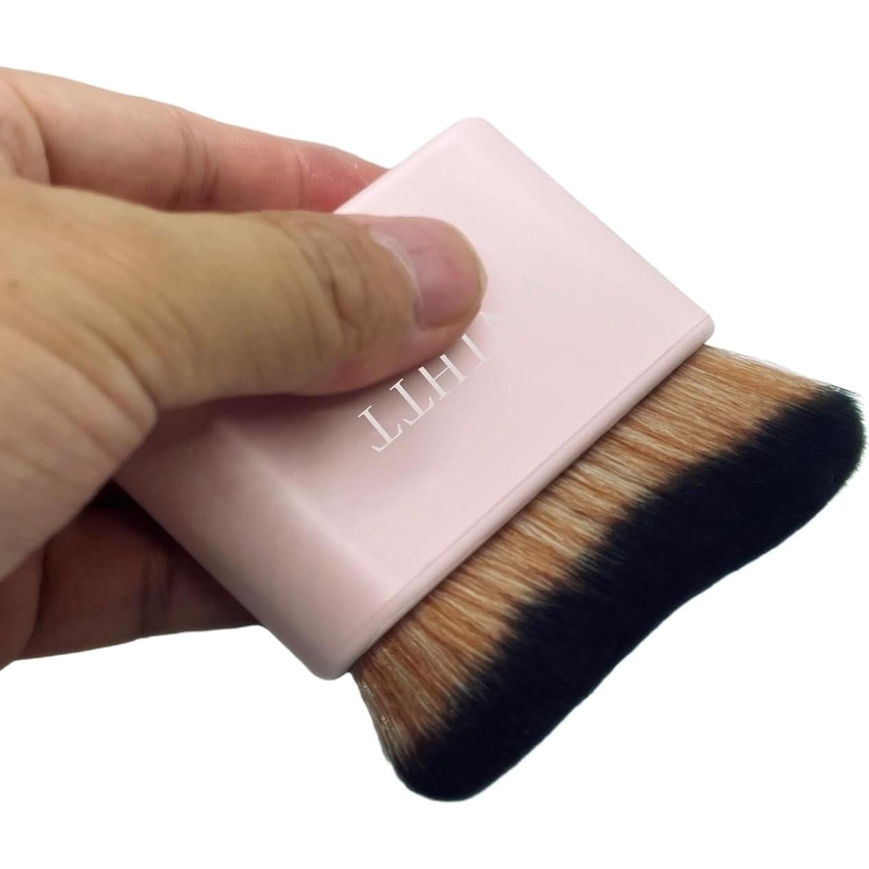 Brocha Autobronceadora Kabuki VNIHTT - Aplicador Vegano 6.81cm