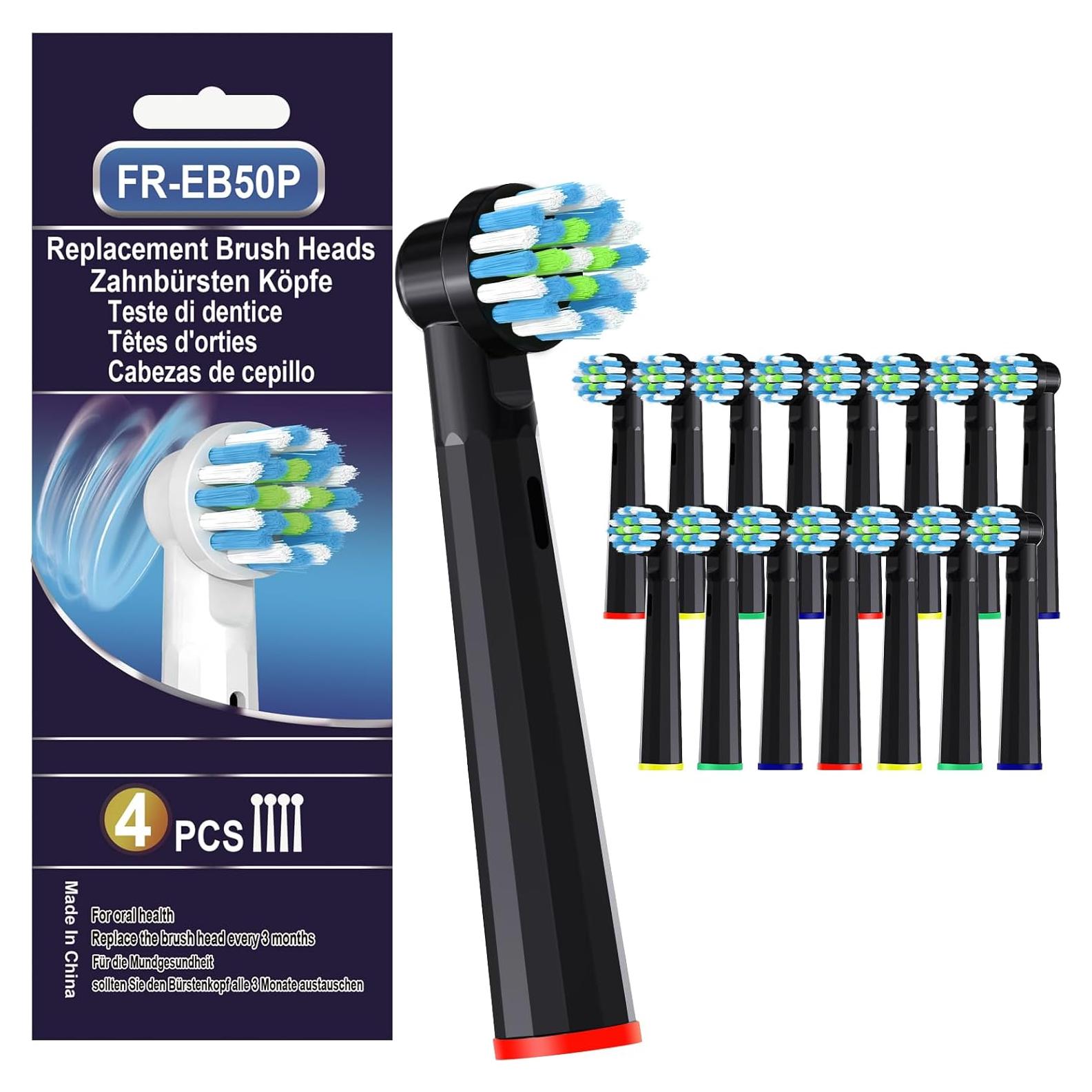 16 Cabezas de Cepillo de Dientes Repuesto MOFELE para Oral B