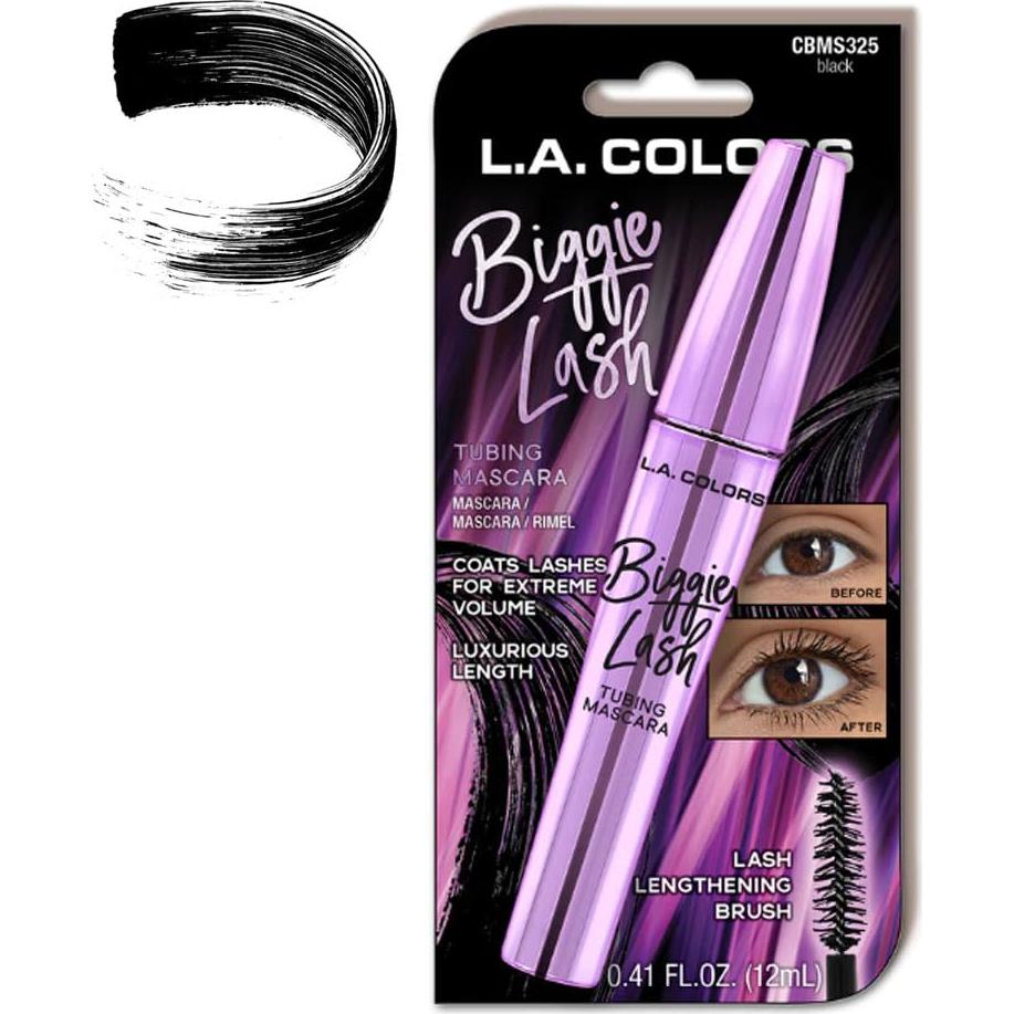 Máscara de Pestañas L.A. COLORS Biggie Lash Negra 45g