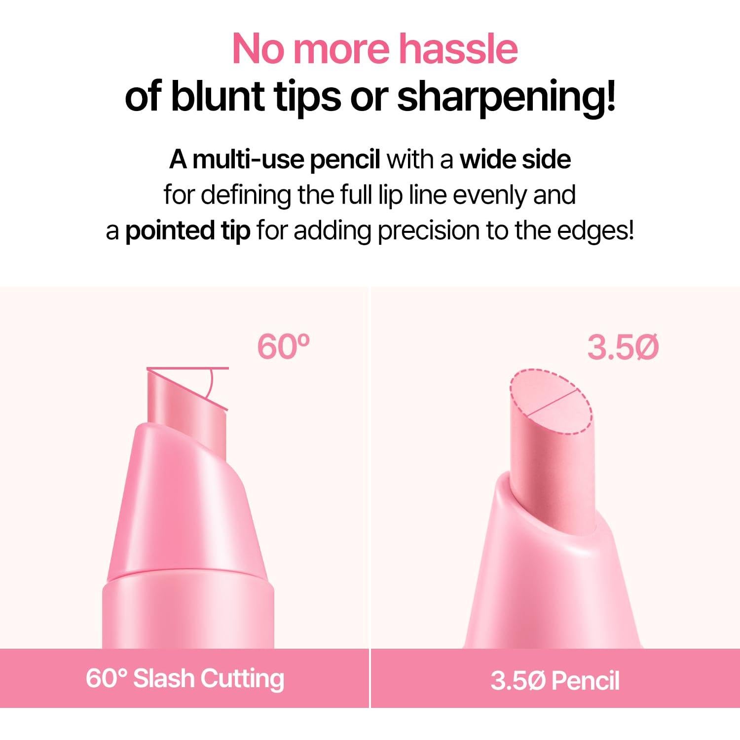 Lápiz Labial Cremoso COSNORI 01 Rosa Puro - Larga Duración