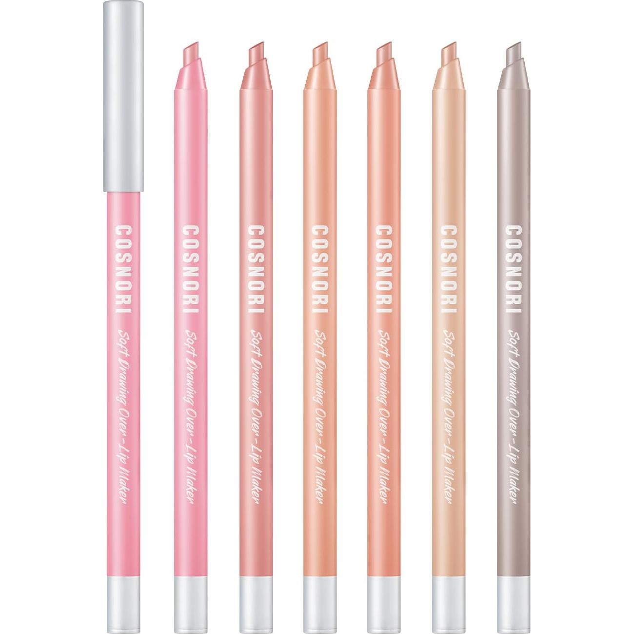 Lápiz Labial Cremoso COSNORI 01 Rosa Puro - Larga Duración