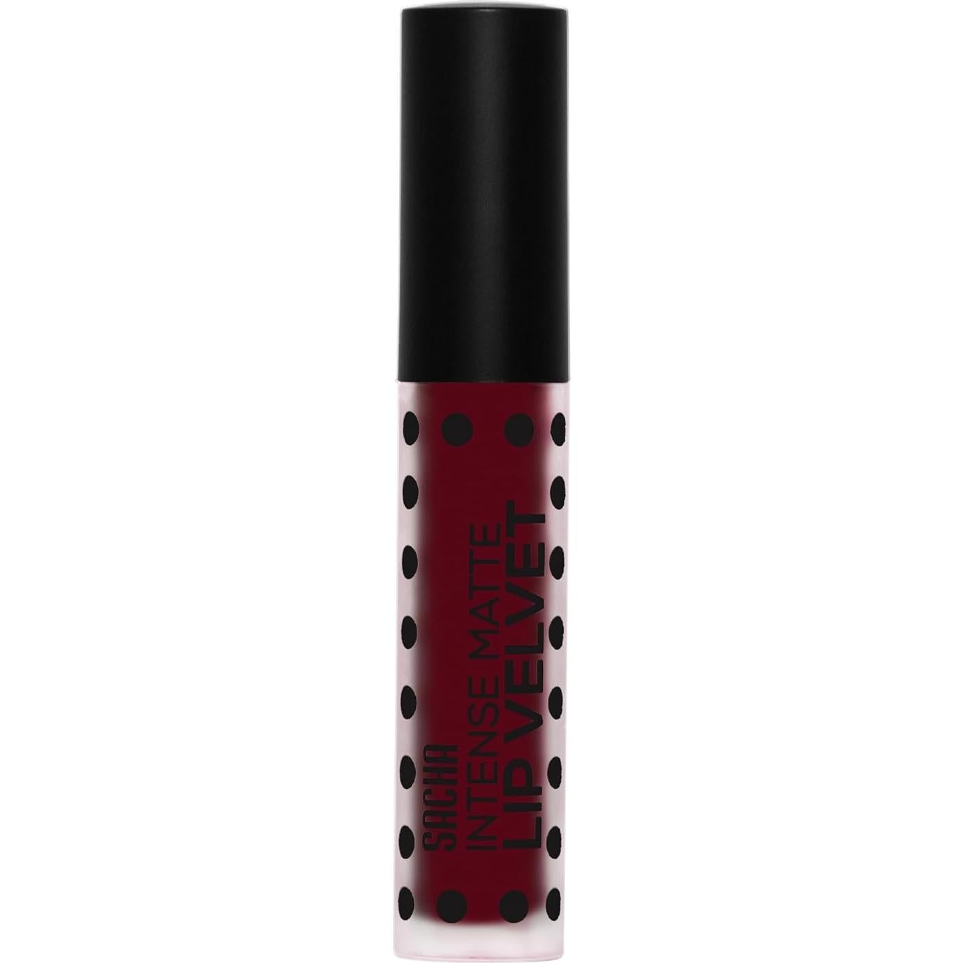 Labial Líquido Mate Terciopelo Sacha Cosméticos 5.9 ml Rojo