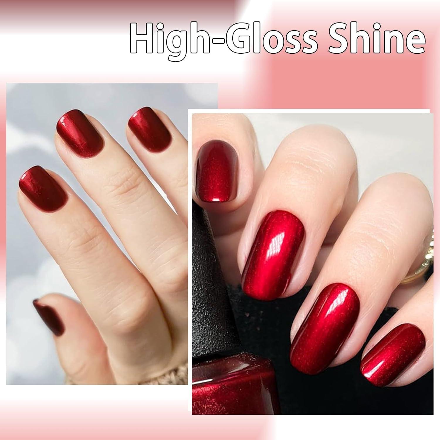 Esmaltes de Uñas COSMOO 12ml x6 Secado Rápido Ultracromo