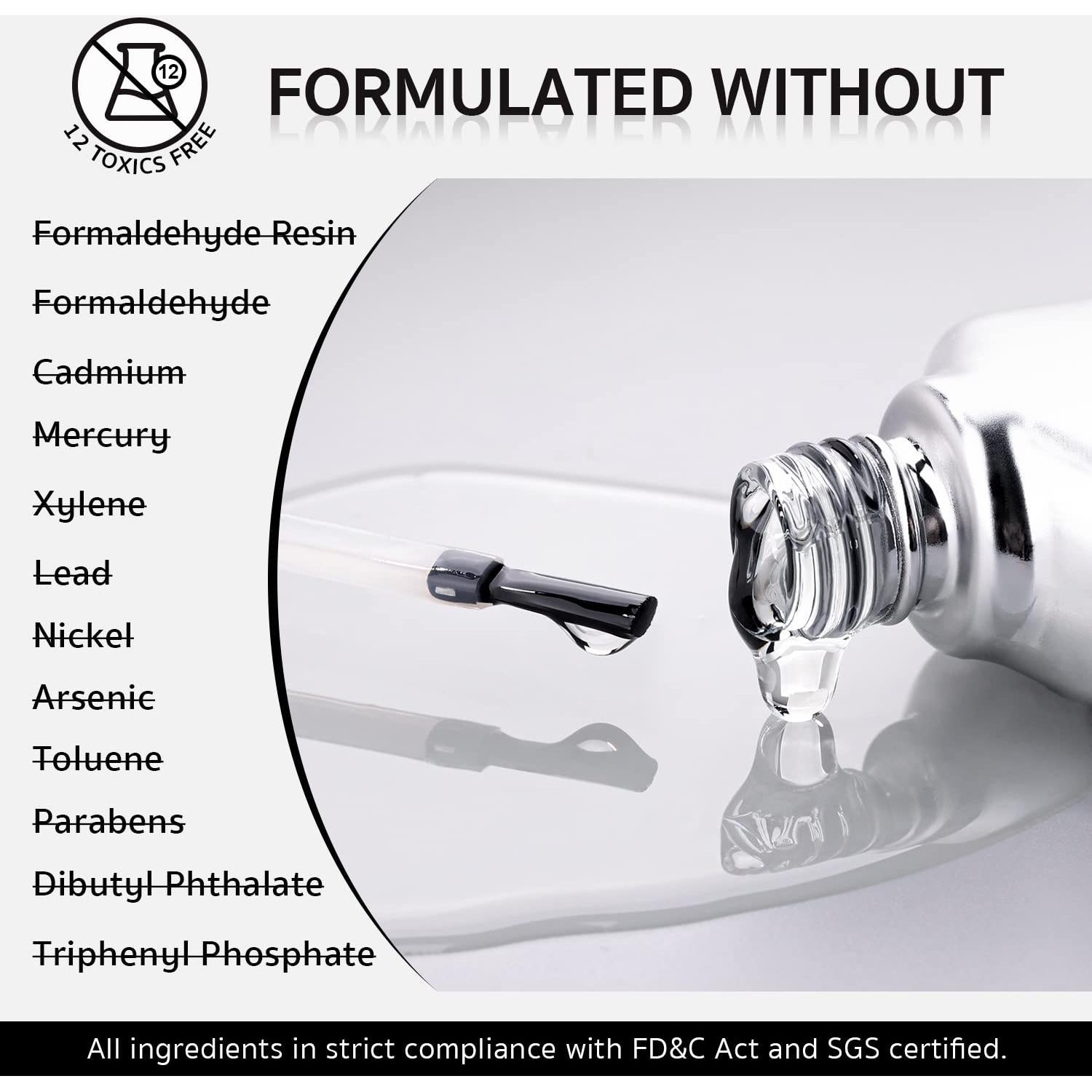 Top Coat en Gel GAOY 16ml Brillo Duradero Sin Limpieza