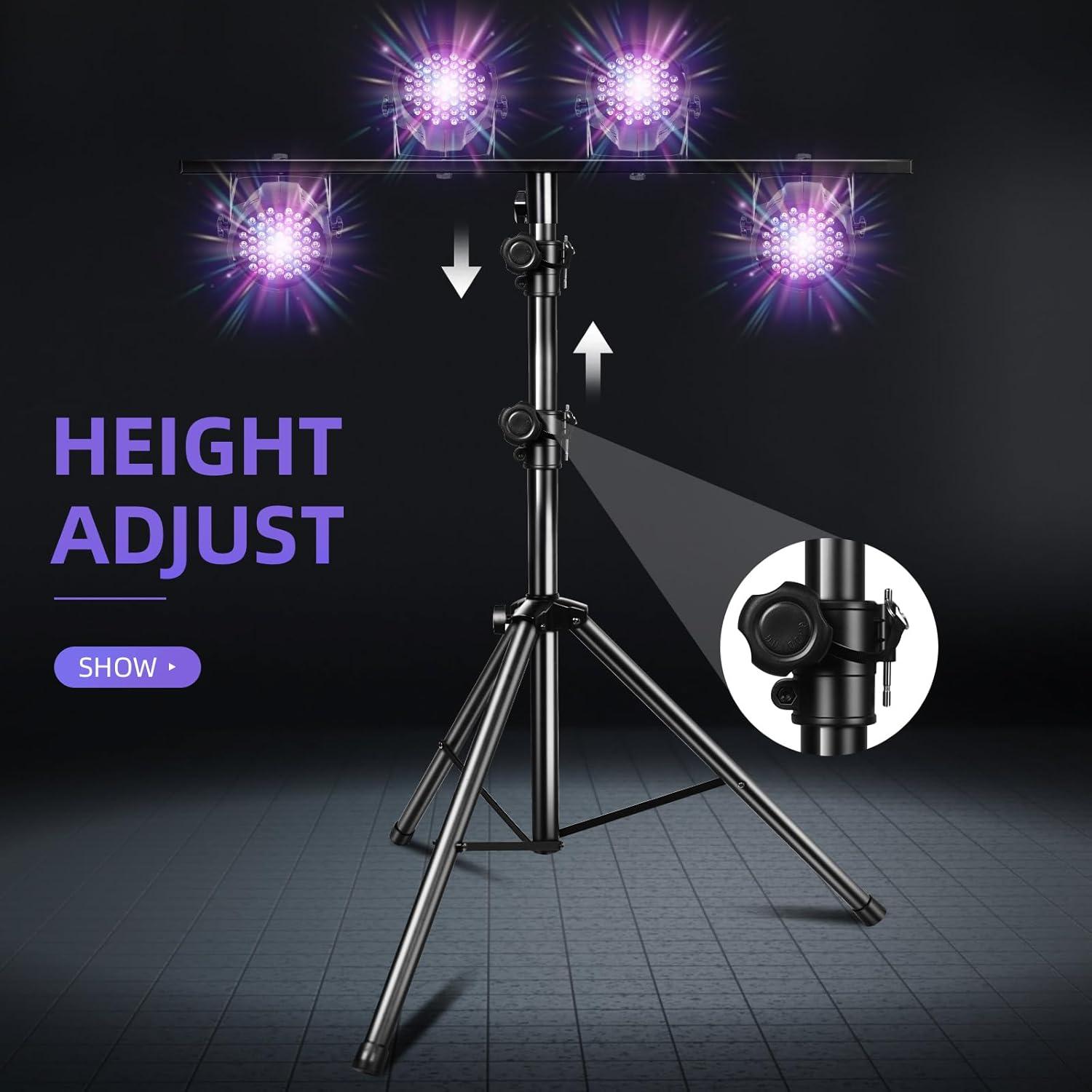 Soporte de Luz DJ Gaoding Ajustable 124-290 cm Portátil