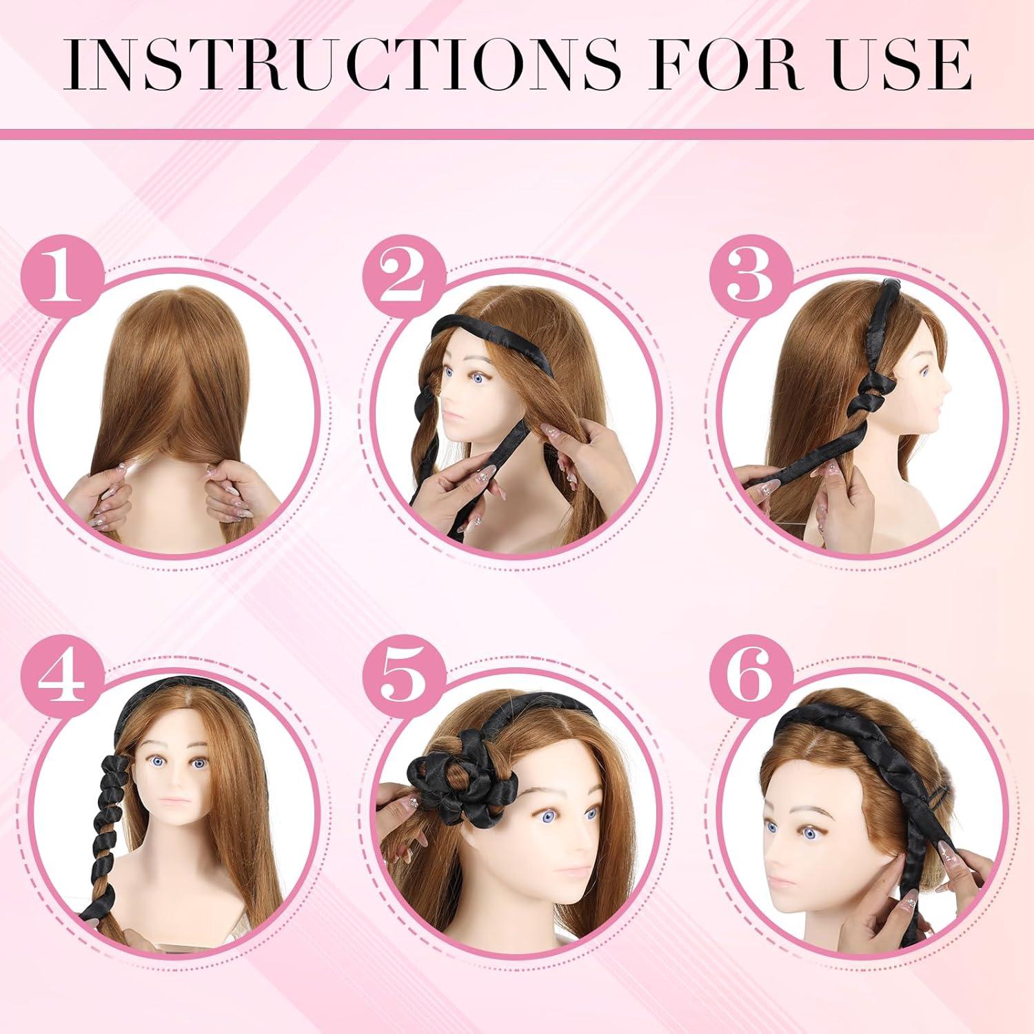 Banda Rizador Sin Calor AOZUO para Cabello Corto y Largo