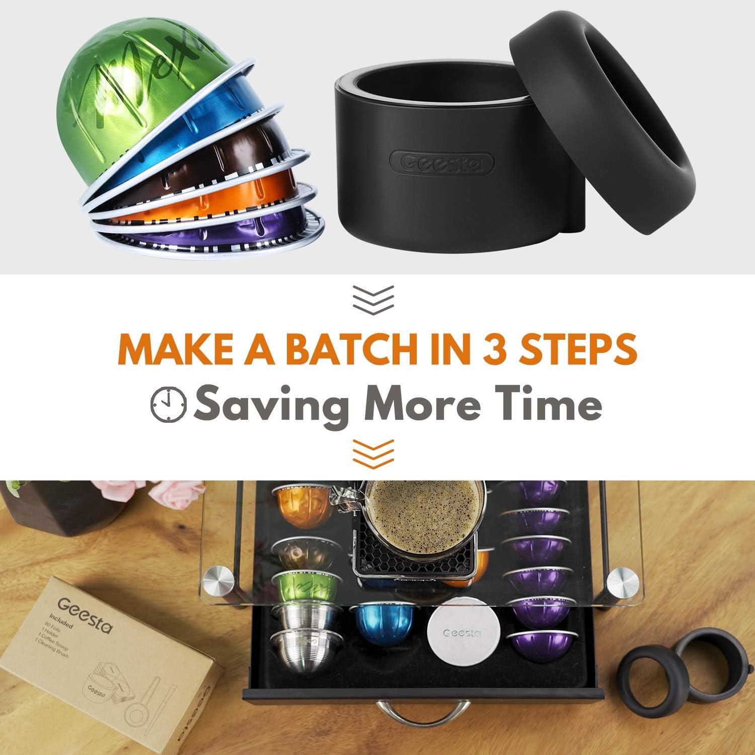 Kit de Recarga de Cápsulas de Café Geesta para Nespresso Vertuoline