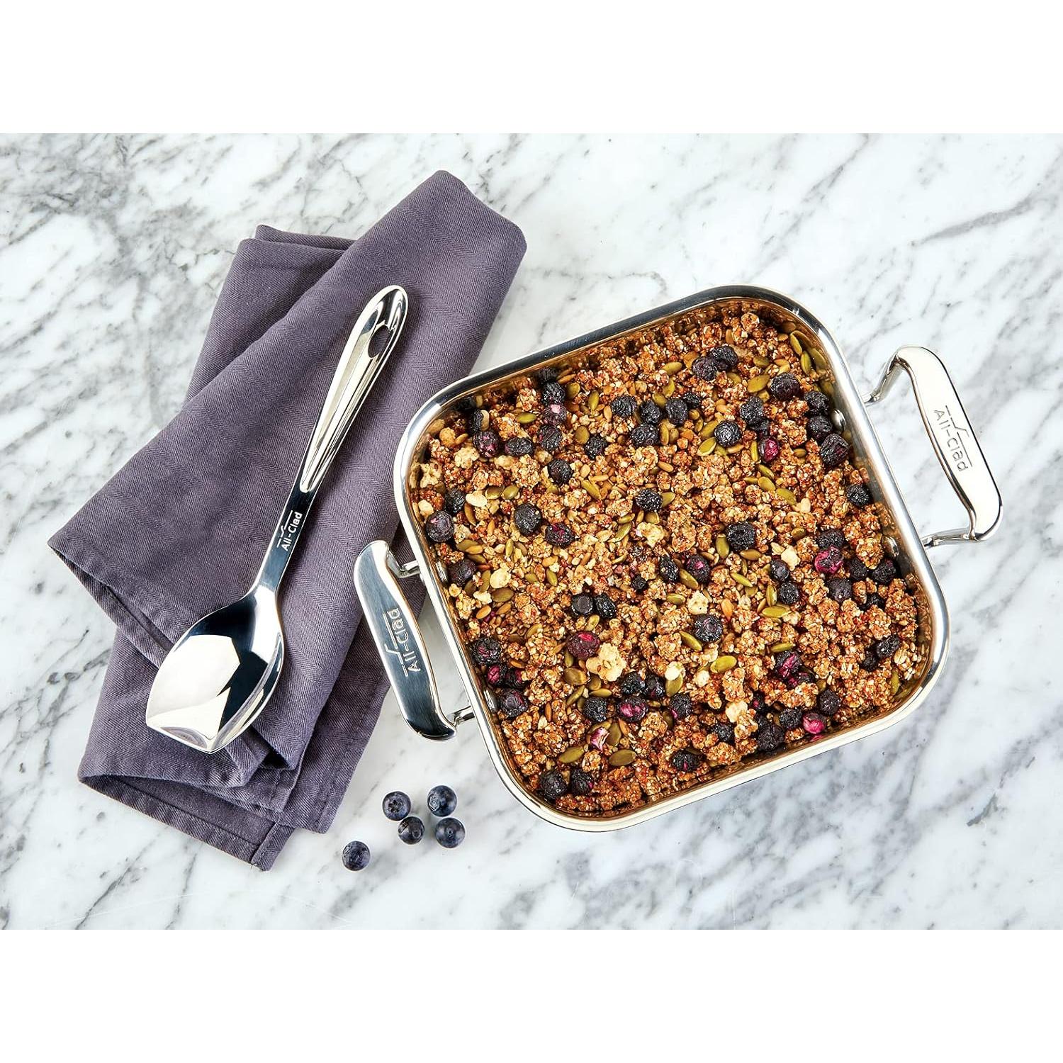 Sartén Cuadrada All-Clad 20 cm Acero Inoxidable con Tapa