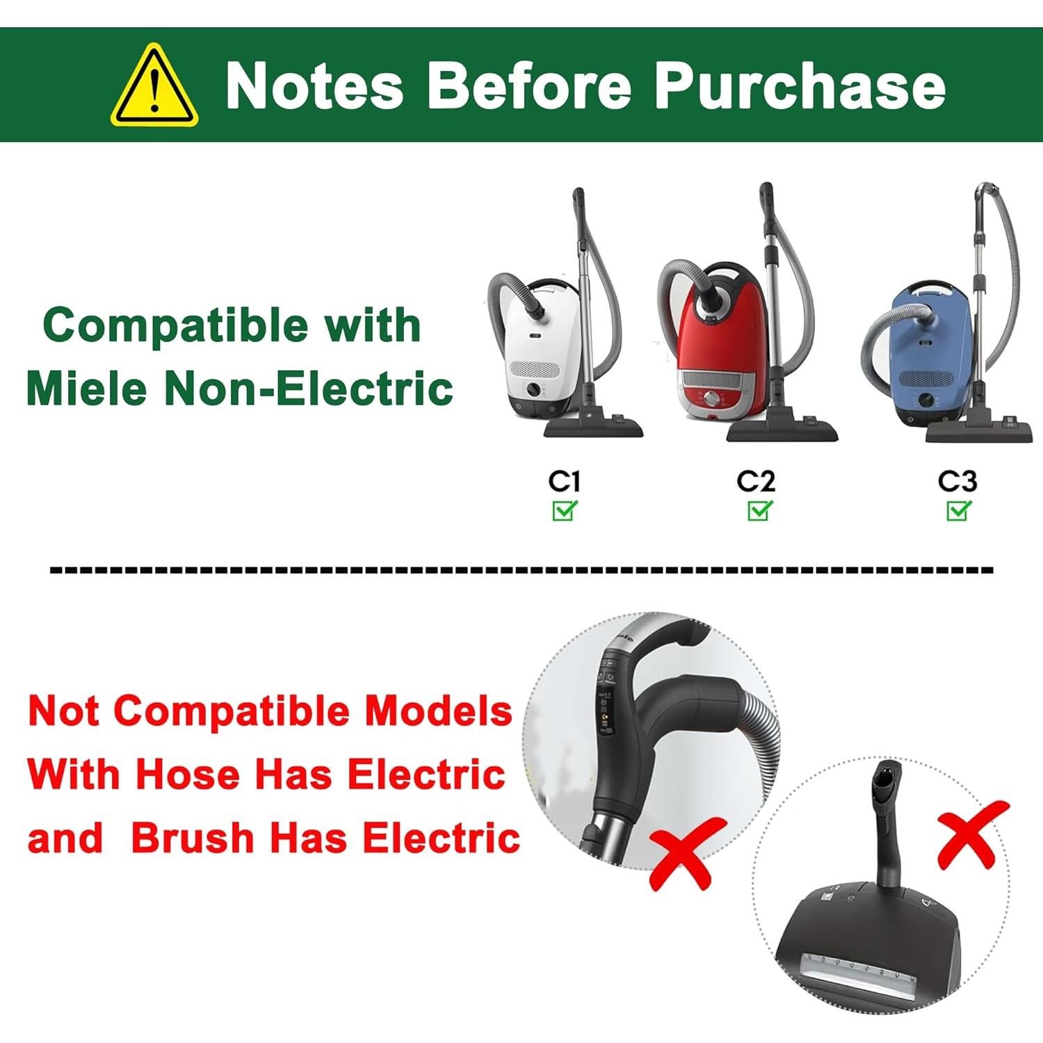 Tubo Telescópico Metal EZ SPARES 35mm para Aspiradoras Miele