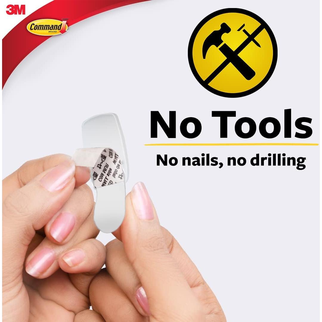 Ganchos Micro Command Blanco 3 Unidades 0.23 kg Colgantes