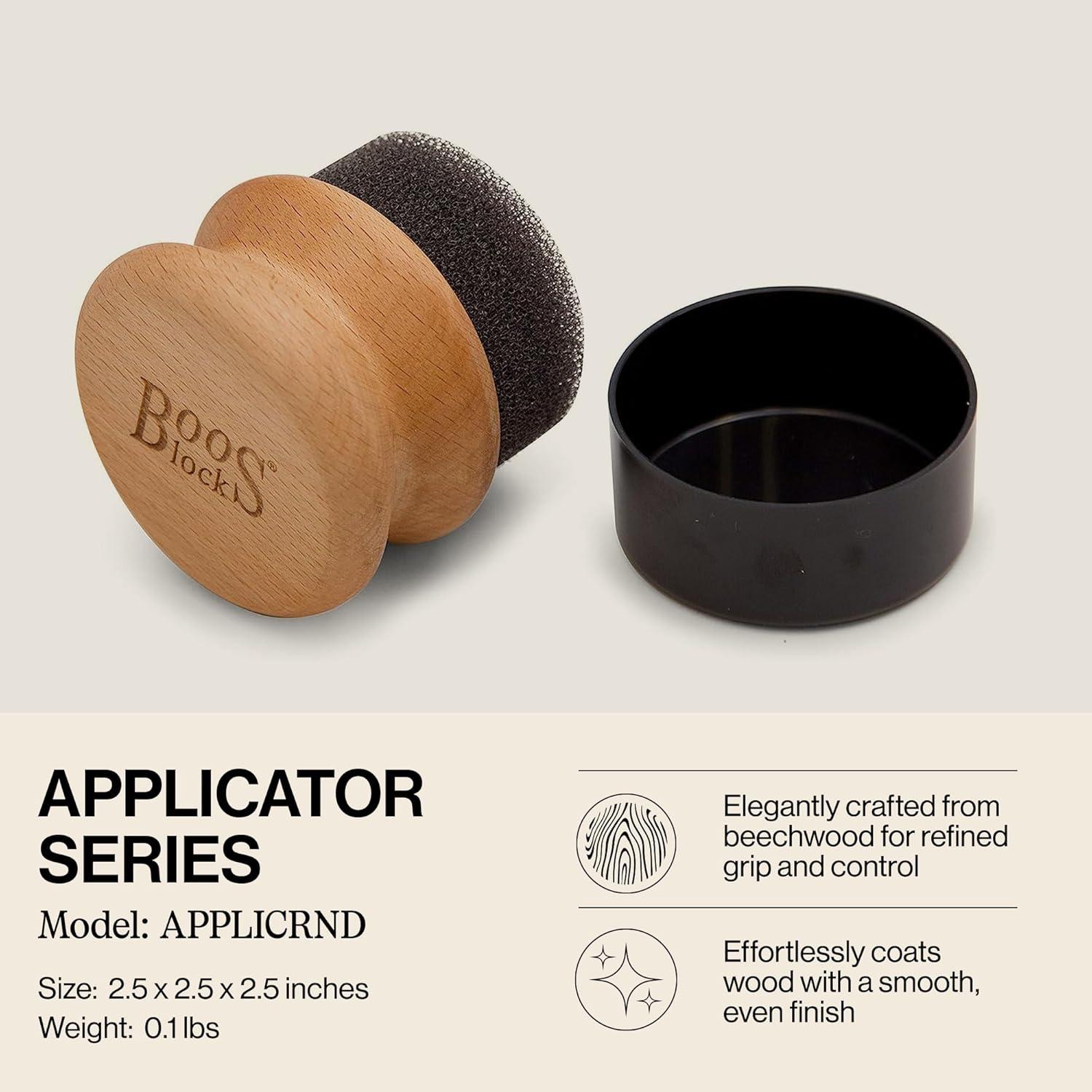 Aplicador de Aceite y Crema John Boos Madera de Haya 6.4cm