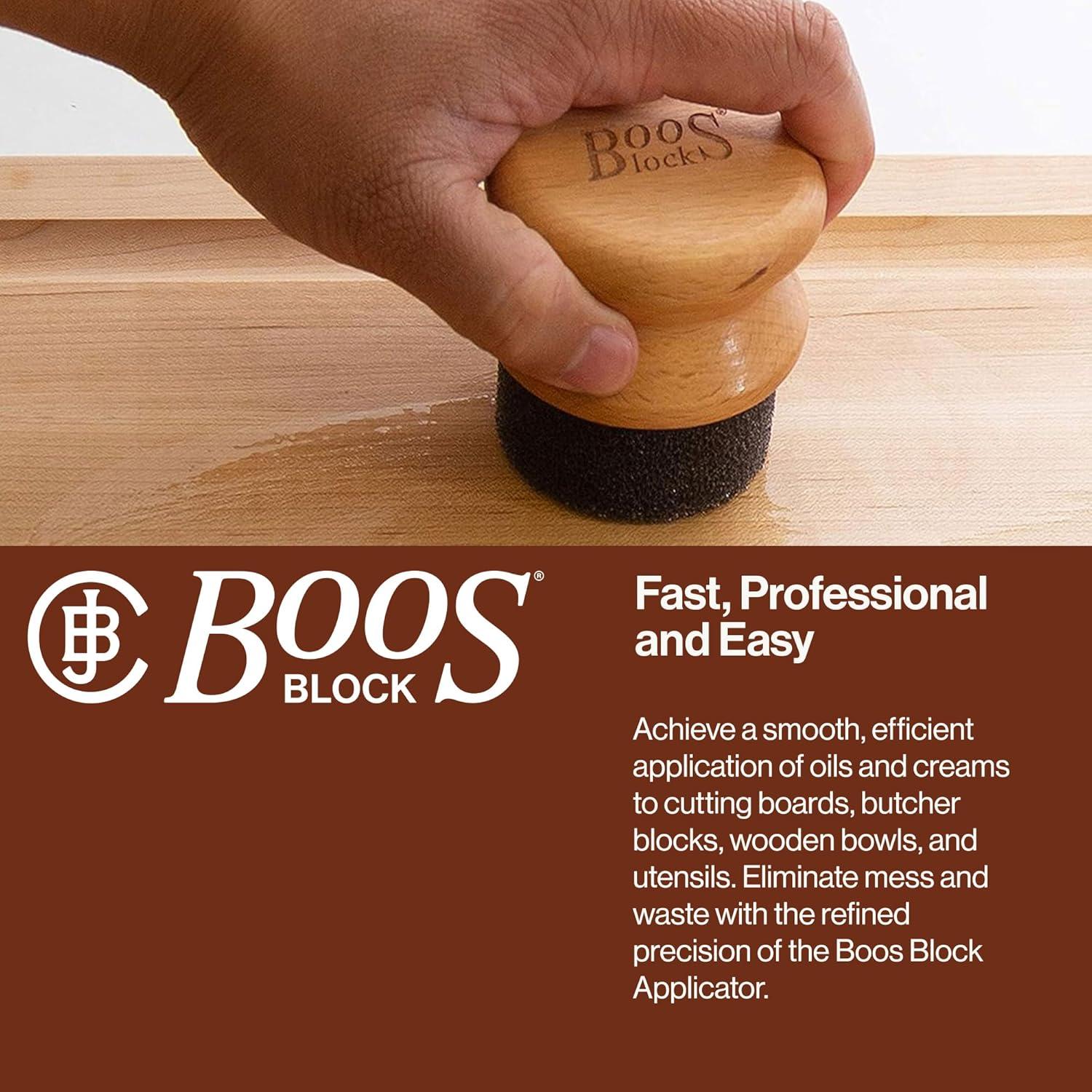 Aplicador de Aceite y Crema John Boos Madera de Haya 6.4cm