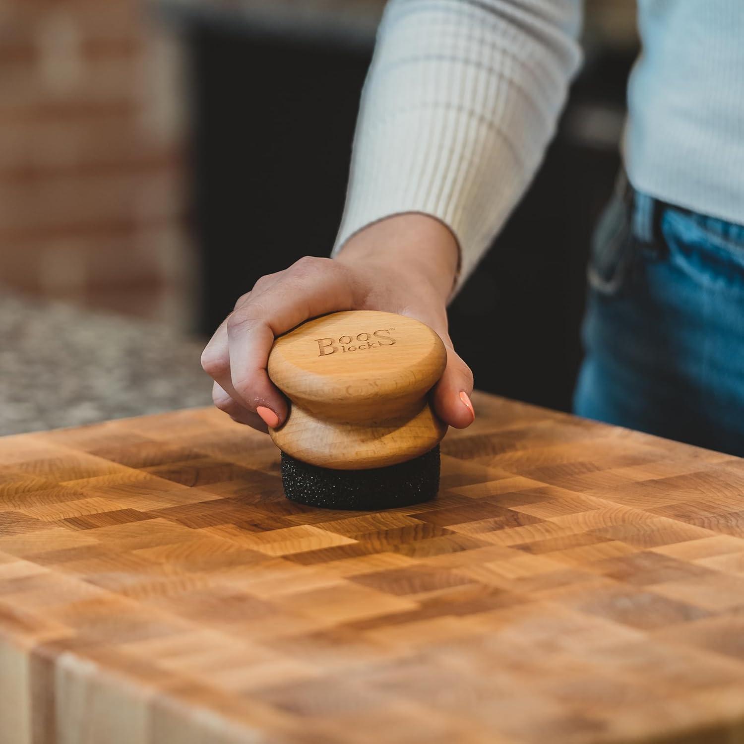 Aplicador de Aceite y Crema John Boos Madera de Haya 6.4cm