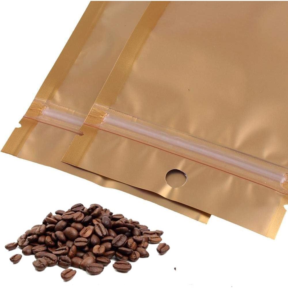 100 Bolsas Mylar Reutilizables WEKOIL 8x13cm Cierre Cremallera